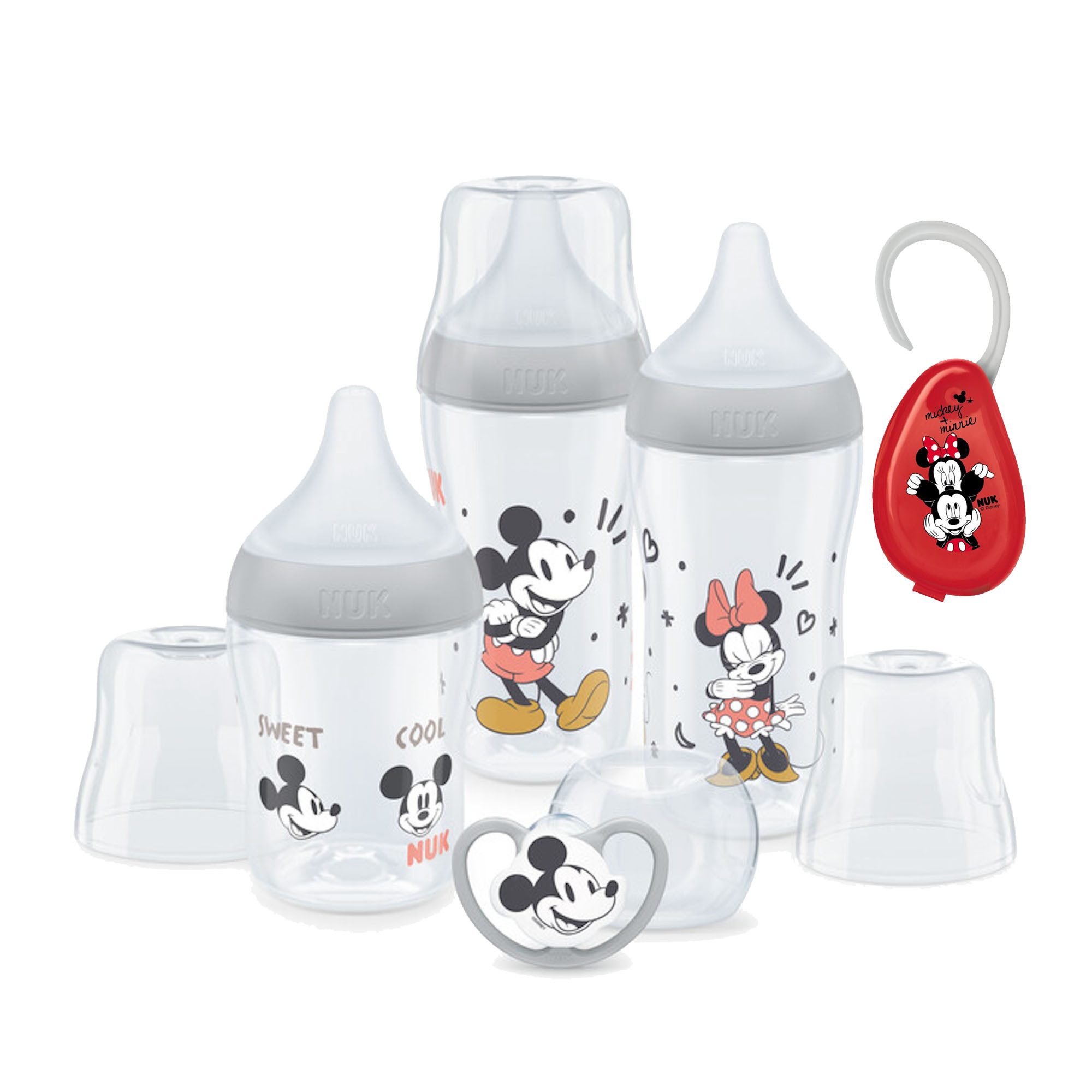 Babyflasche NUK Perfect Match Babyflaschenset mit Schnuller 0+ Geschenkset