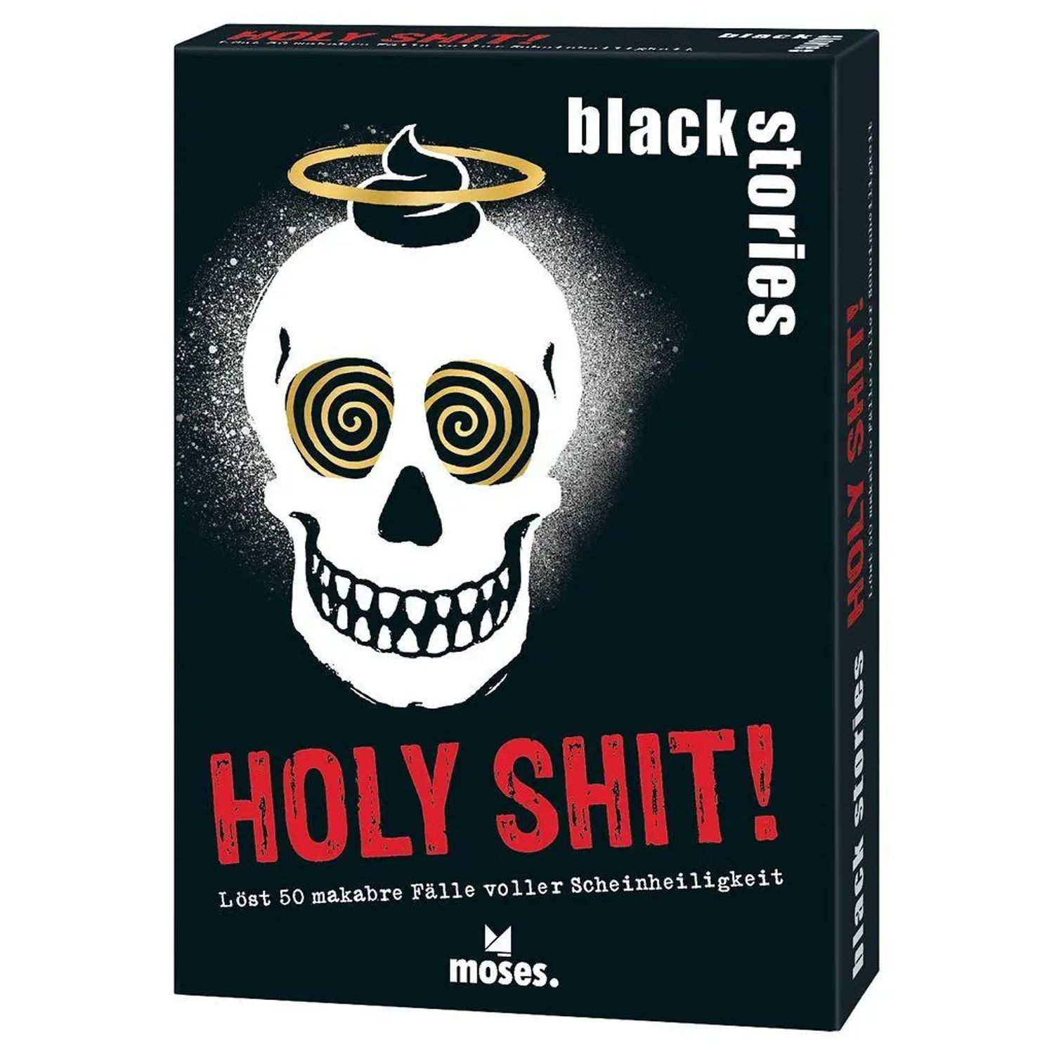 Moses. Verlag Spiel black stories Holy Shit!
