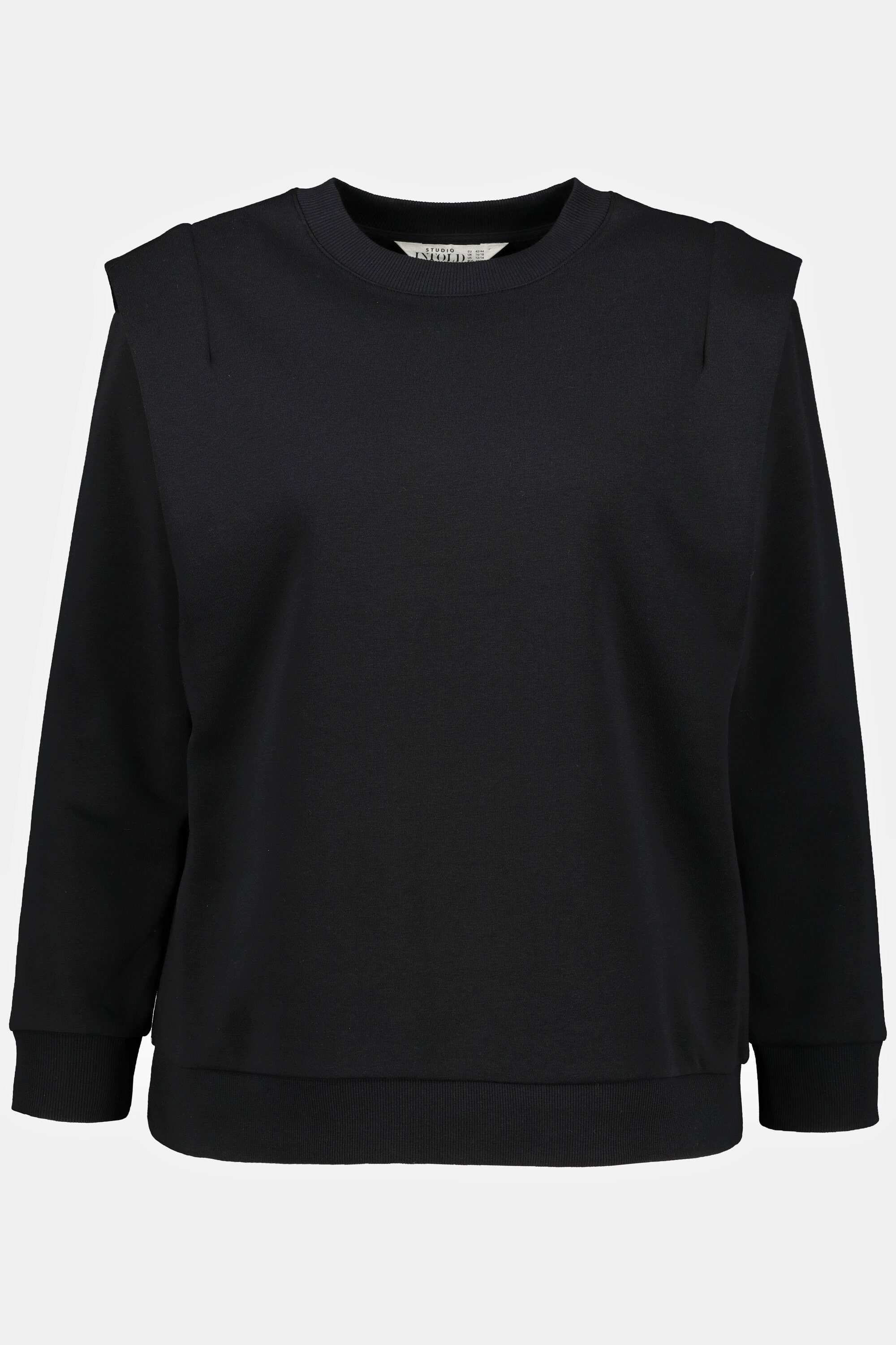 Damen Pullover Studio Untold Sweatshirt Sweatshirt oversized Rundhals Langarm
