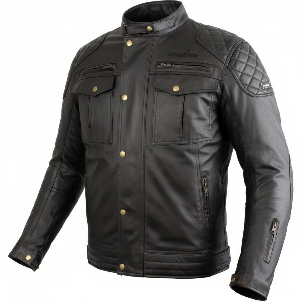 MDM Motorradjacke MDM Motorradjacke im Vintage Stil wasserdicht mit Protekt günstig online kaufen