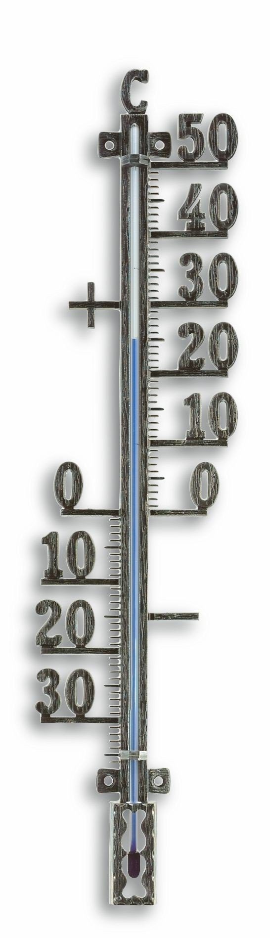 Gartenthermometer TFA 12.5002 Analoges Außenthermometer aus Metall