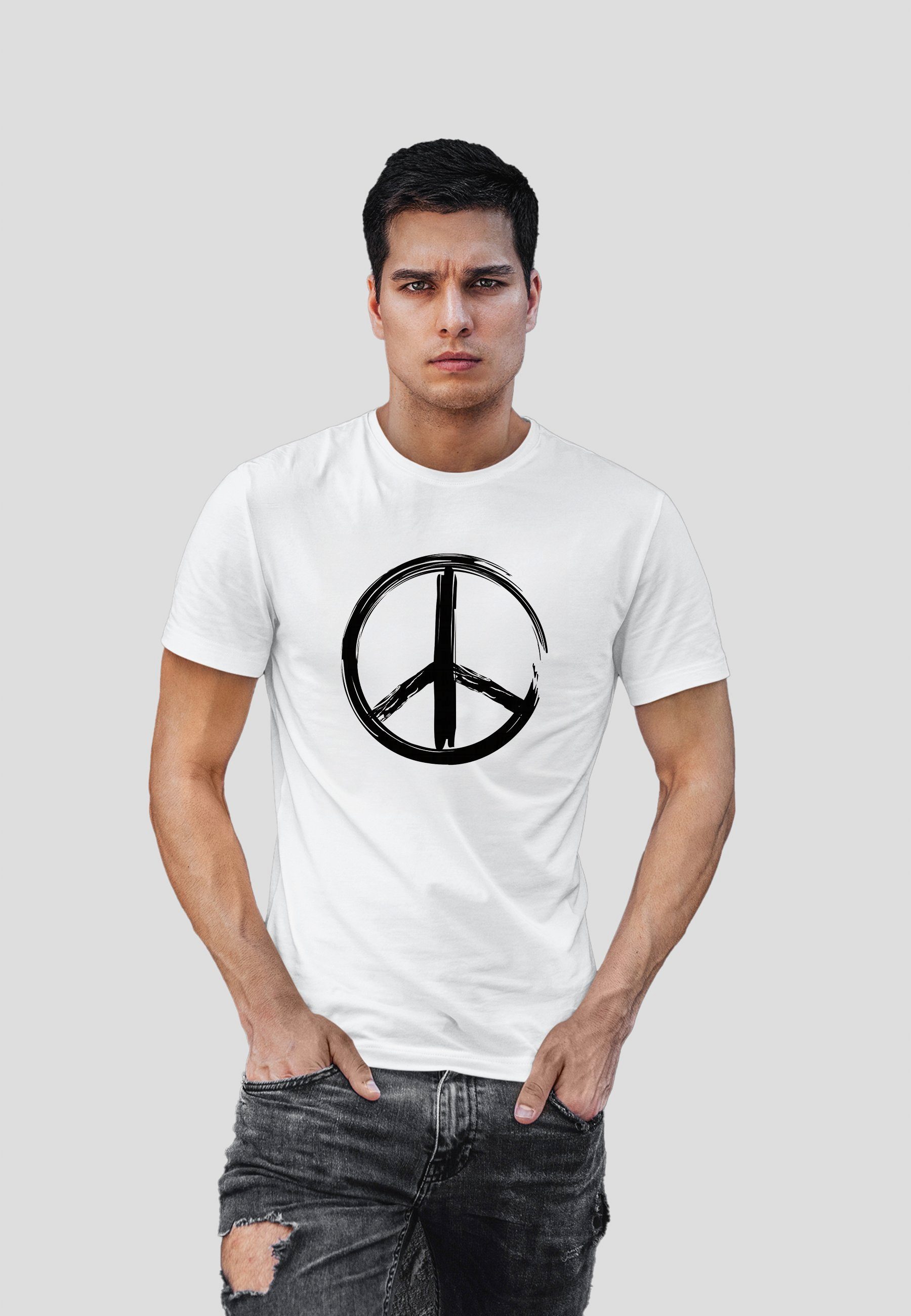 Fashion mamino Peace T-Shirt