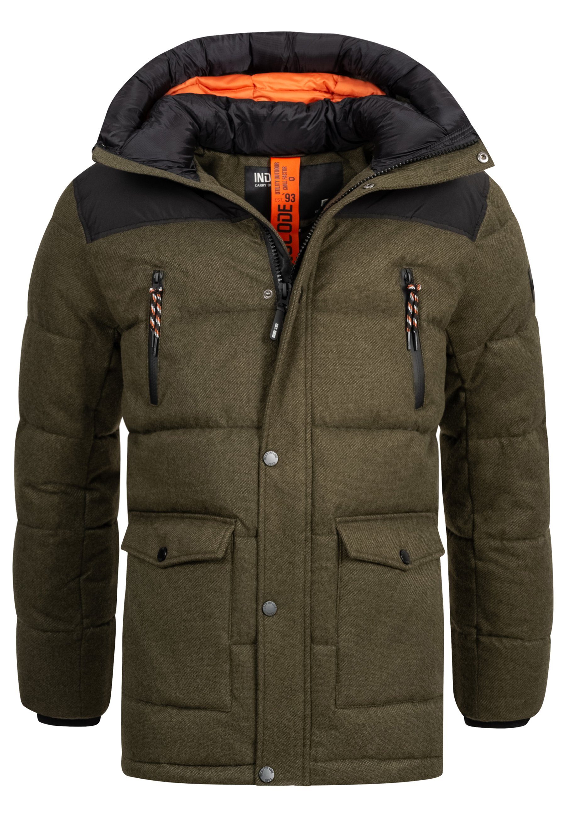 Krem Army Winterjacke Indicode