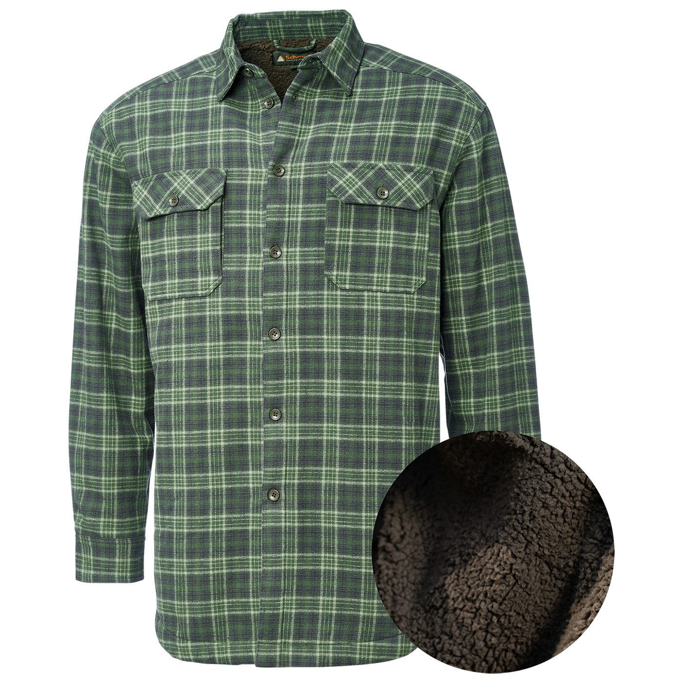 Schmidt Flanellhemd mit Teddyfell hautfreundlich und bequem