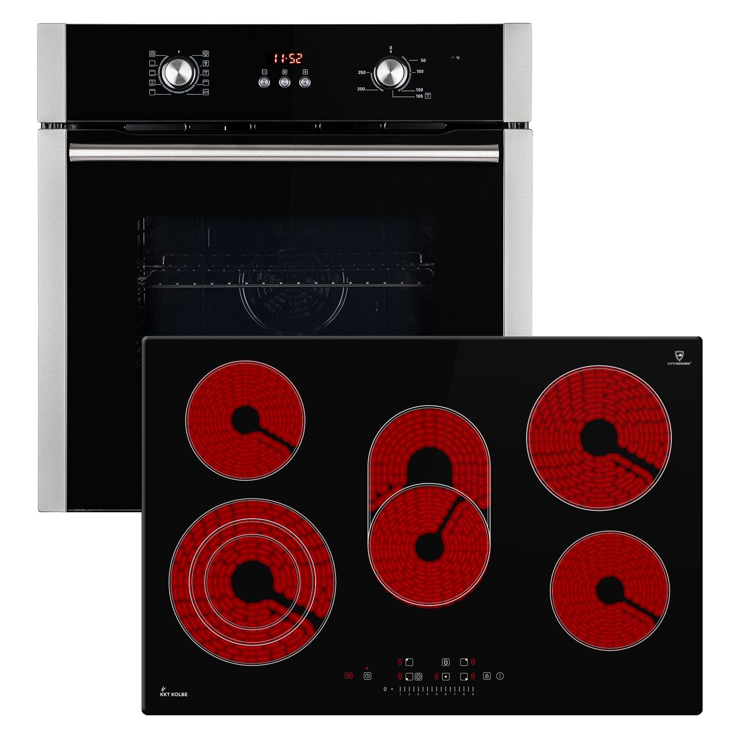 Backofen-Set Backofen und Kochfeld SET8805CH77RL