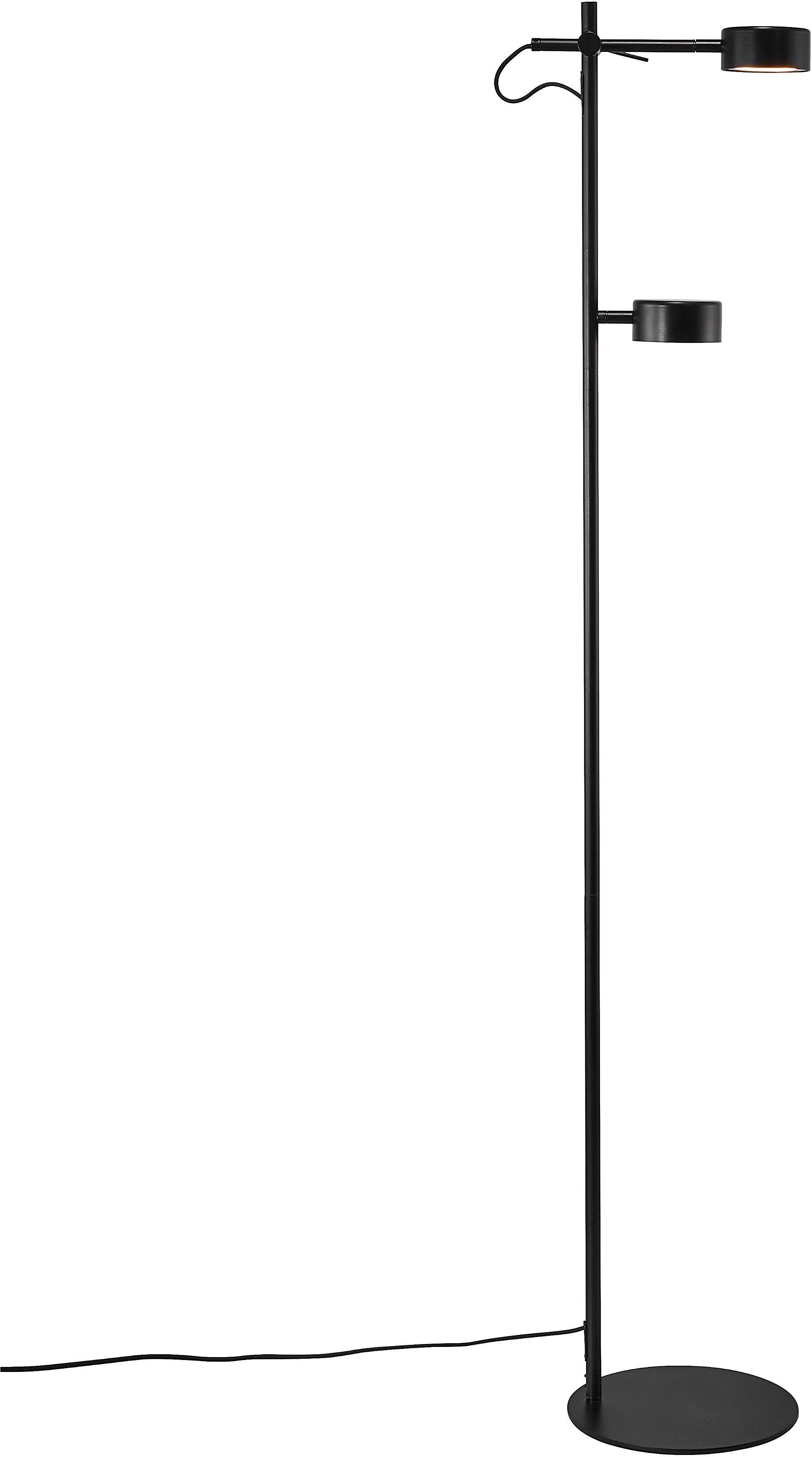 Nordlux LED Stehlampe CLYDE, Dimmfunktion, LED fest integriert, Warmweiß, Hängeleuchte,+LED,+Dimmer für Stimmungslicht,verstellbar | Standleuchten