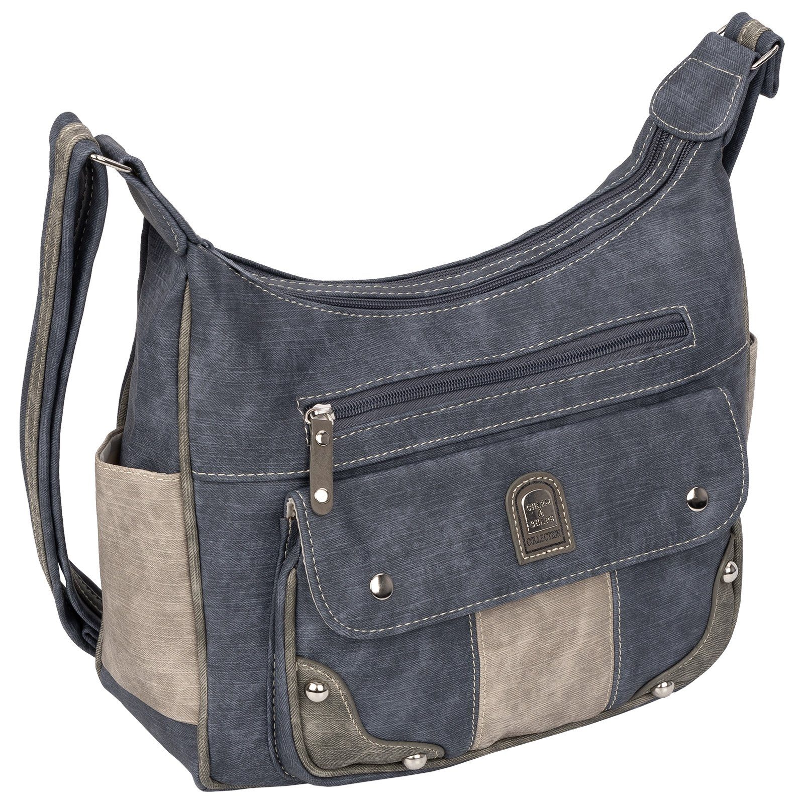 EAAKIE Umhängetasche Damen Tasche Schultertasche Umhängetasche Leder Optik Handtasche, als Schultertasche, Umhängetasche tragbar