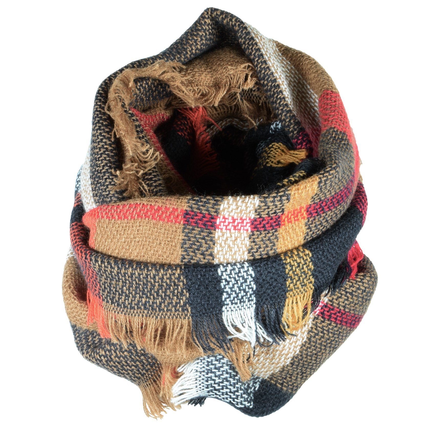 Loop Bunter Schal (Loop-Schal), XL Größe in verschiedenen Farben
