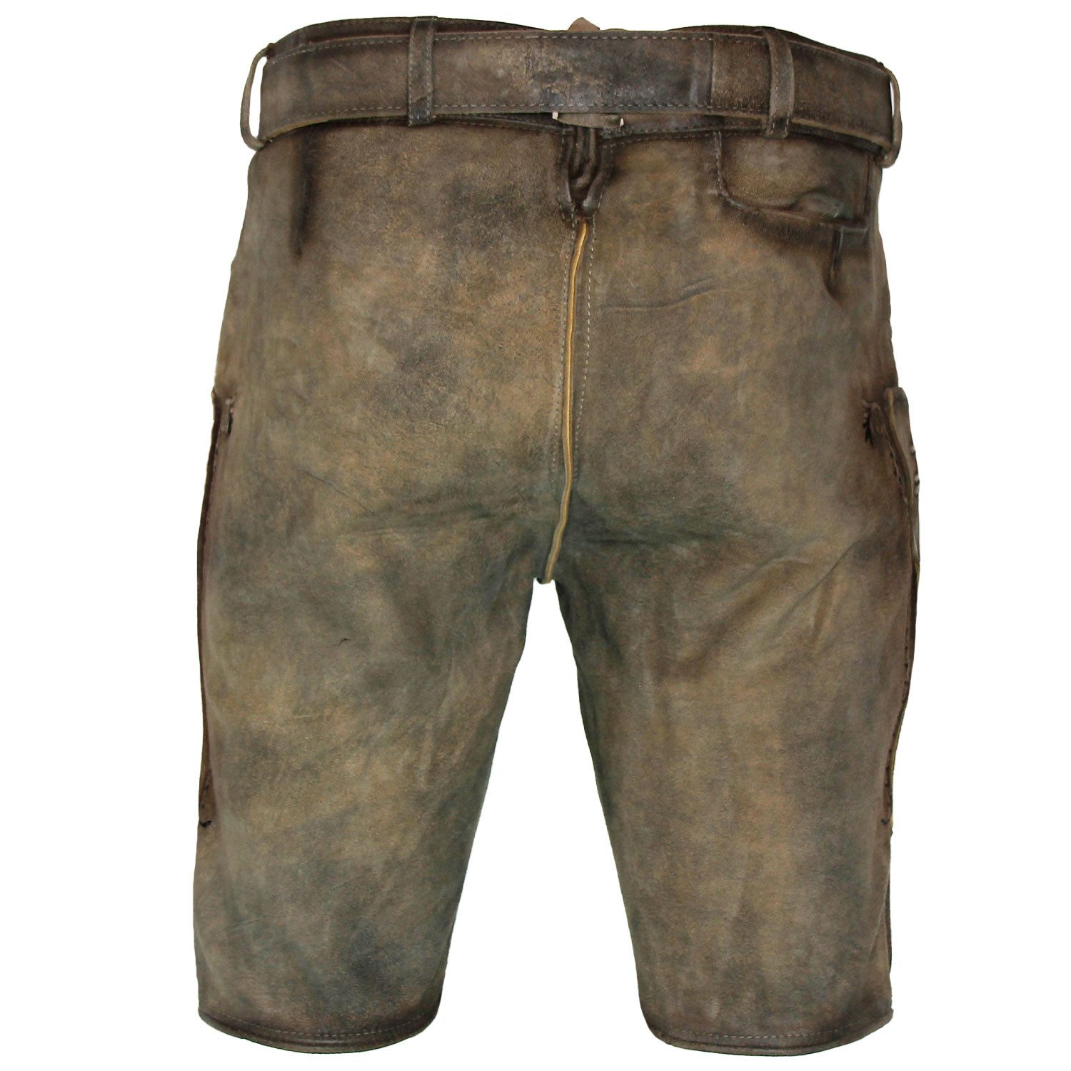 Maddox Trachtenlederhose MADDOX Kurze Herren Lederhose 'Zugersee' mit Gürte günstig online kaufen