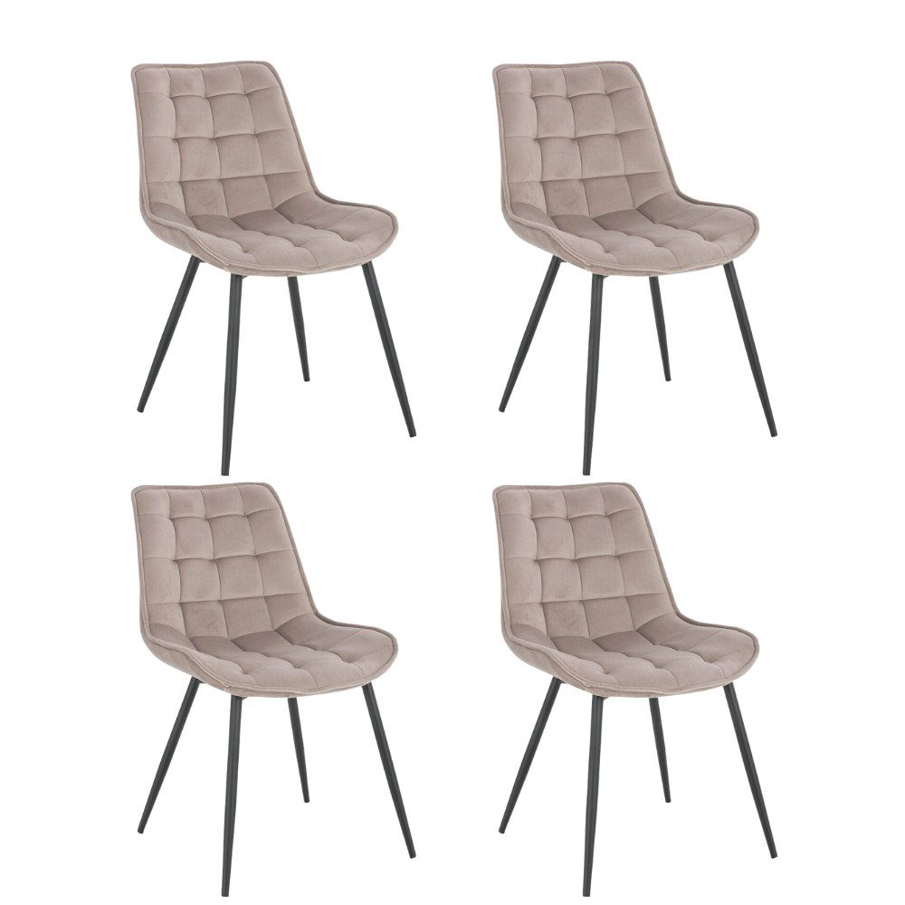 HOME DELUXE Esszimmerstuhl Polsterstuhl 2er - günstig online kaufen