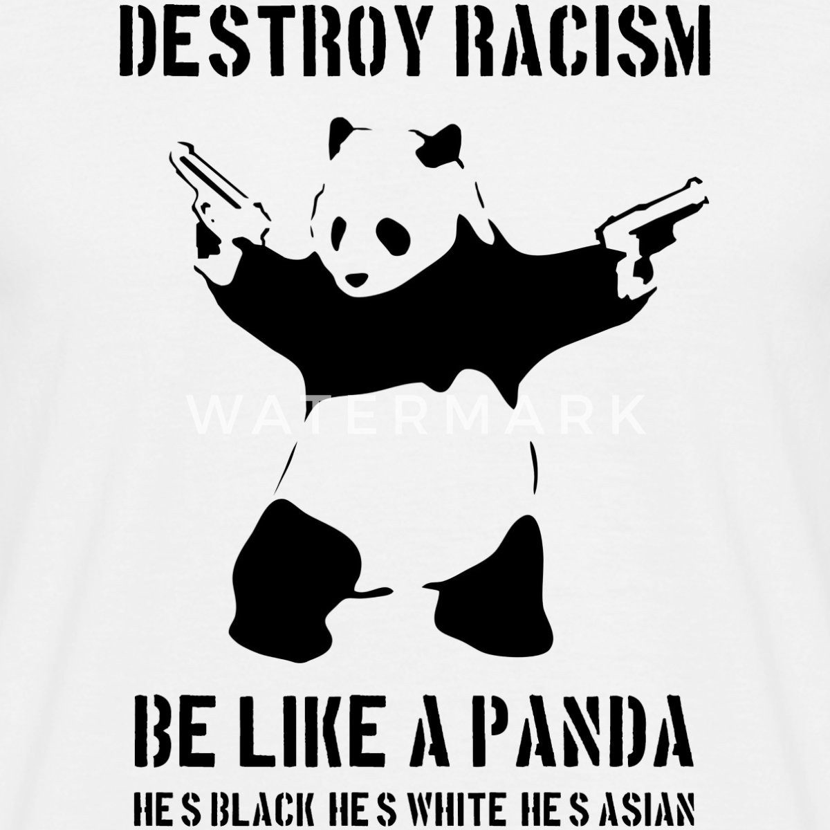 Spreadshirt T-Shirt Destroy Racism Be Like günstig online kaufen