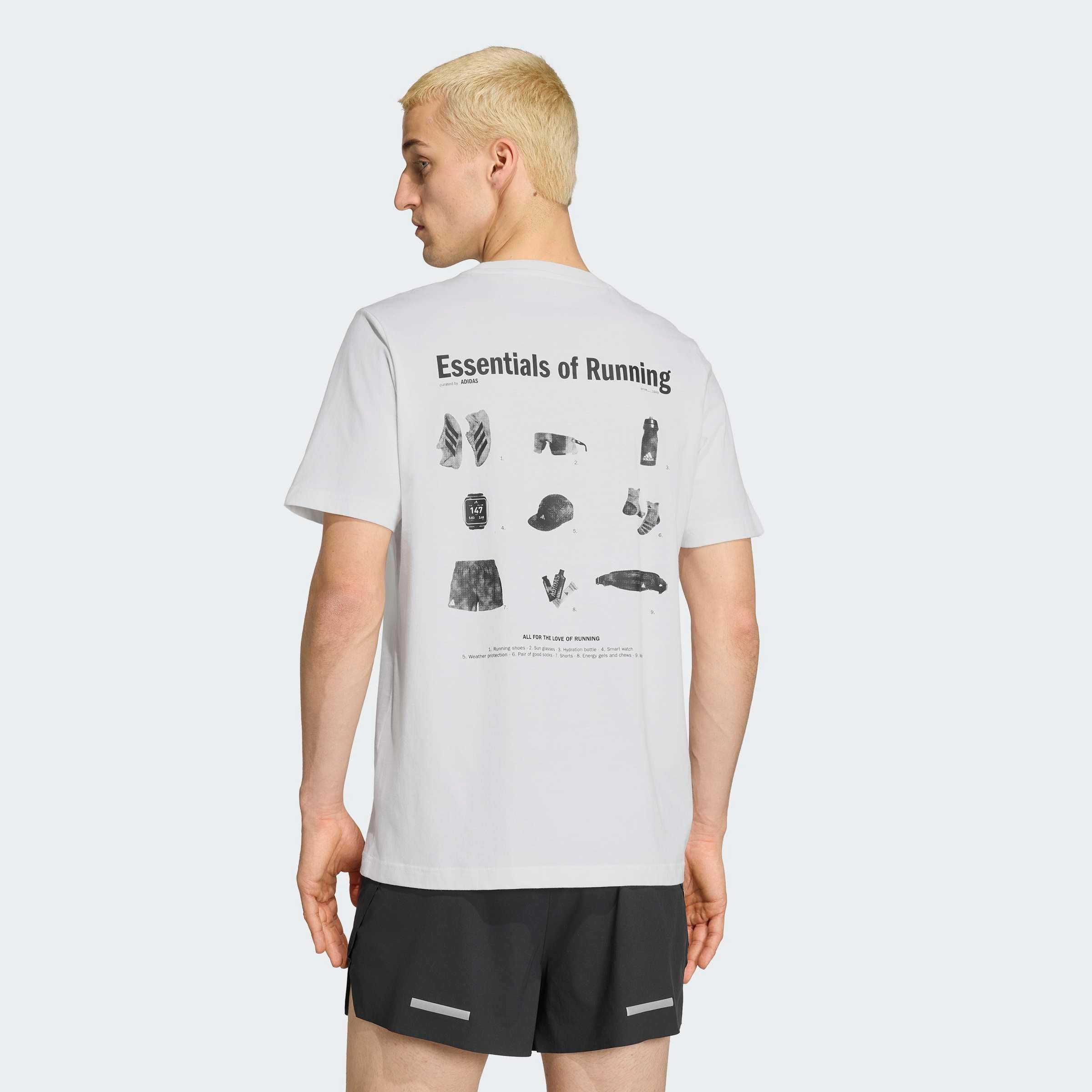 adidas Performance Laufshirt RUN ESSENTIALS GRAFIK aus Baumwolle, für Erwachsene