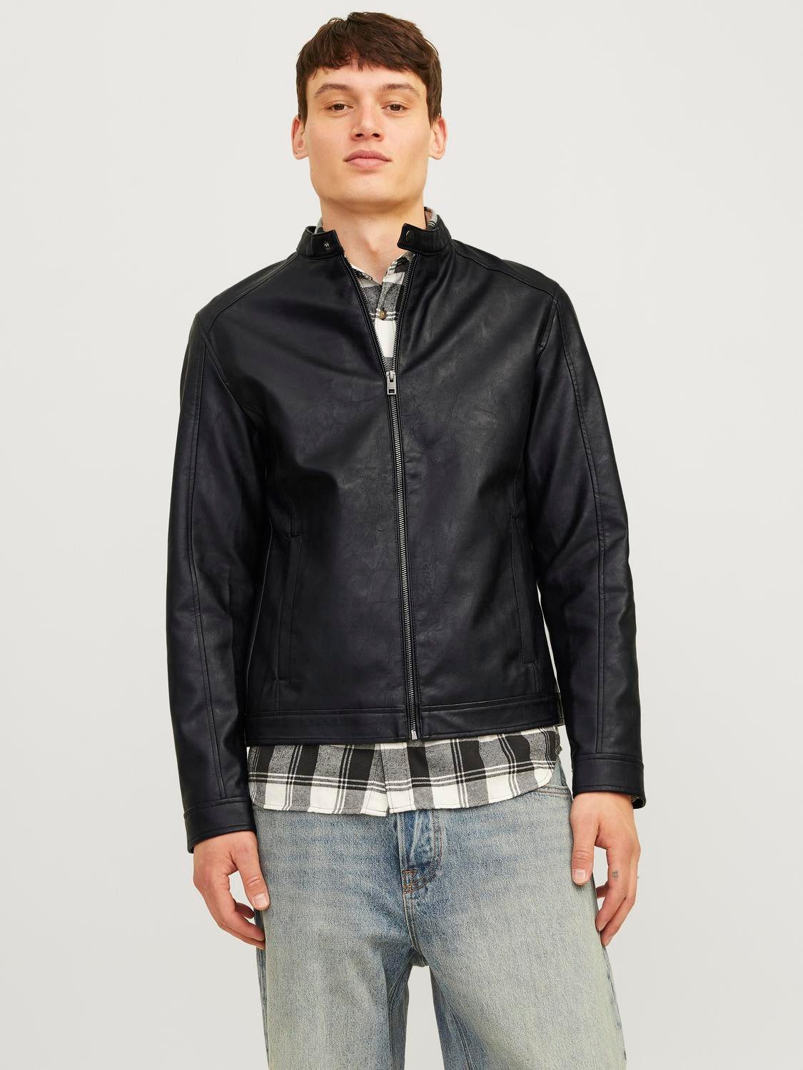 Jack & Jones Lederimitatjacke JJEDYLAN CLEAN PU JACKET NOOS günstig online kaufen