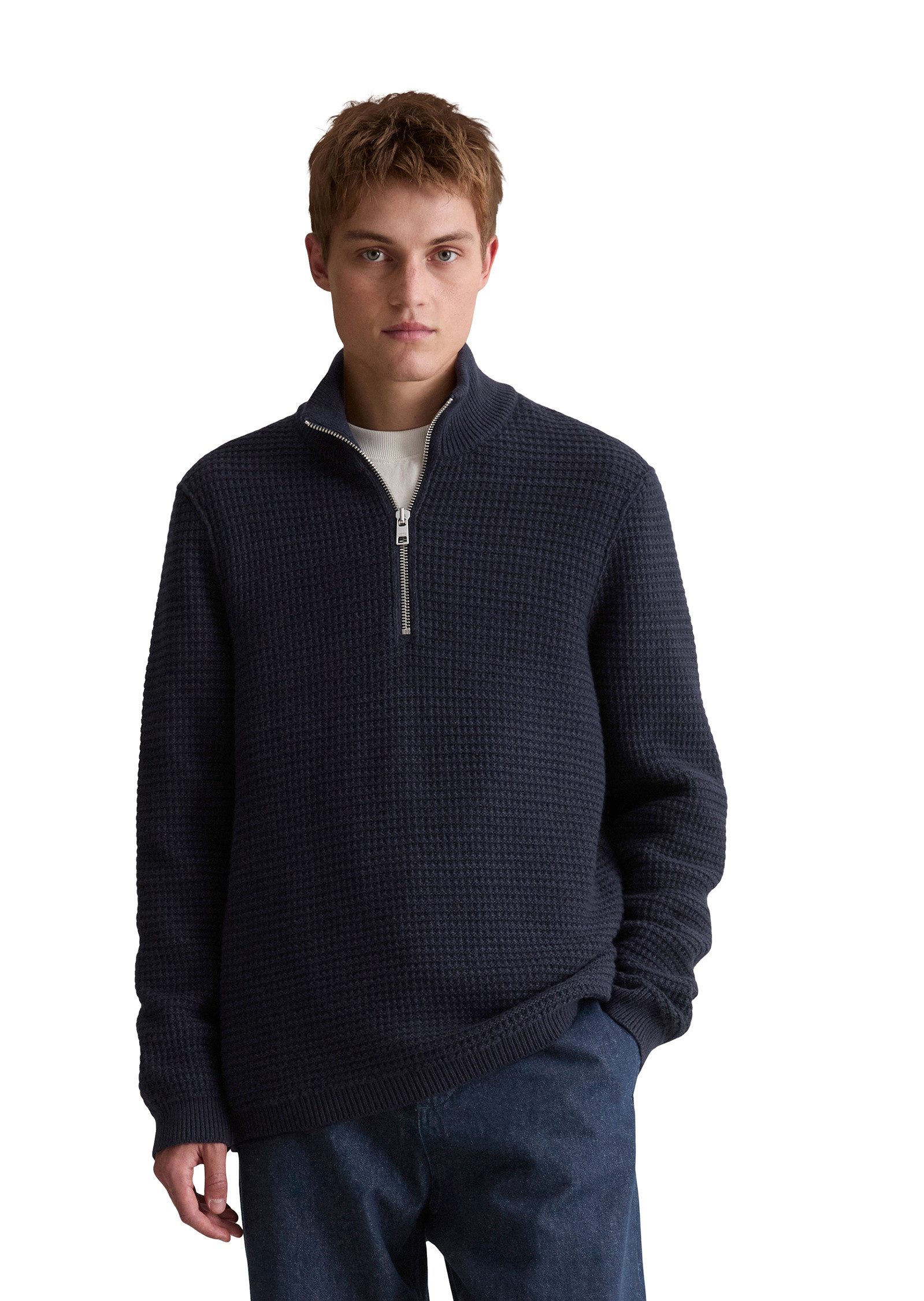 Marc O'Polo DENIM Troyer mit markanter Struktur