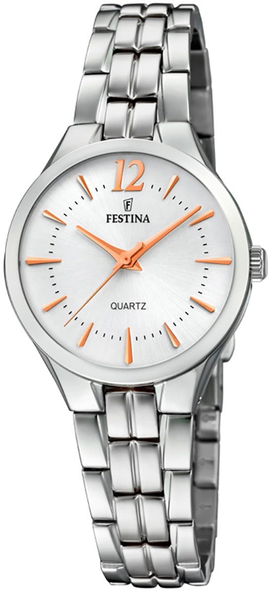 Quarzuhr Festina Damen Uhr F20216/1 Edelstahl