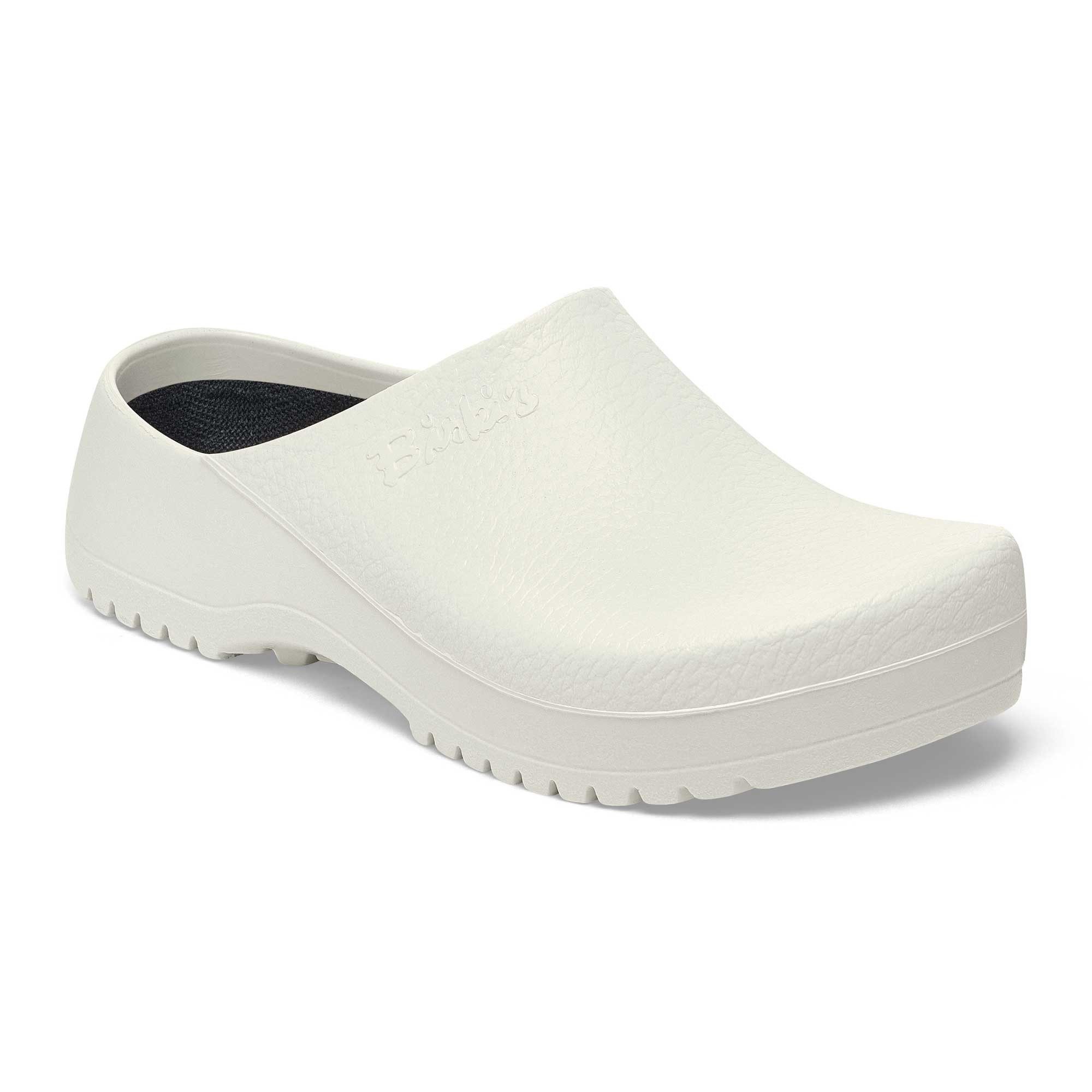 Birkenstock Berufsschuhe Damen & Herren - Einlagengeeignet - Super Birki Fusion Clog Auswechselbares Kork-Latex-Fußbett waschbar bis 30°C - Clog bis 80°C