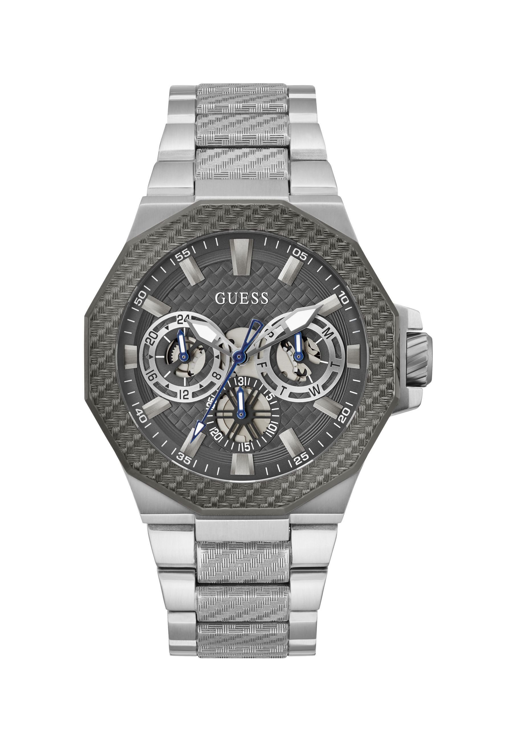 Guess Quarzuhr INDY, (1-tlg), Quarz-Analoguhr