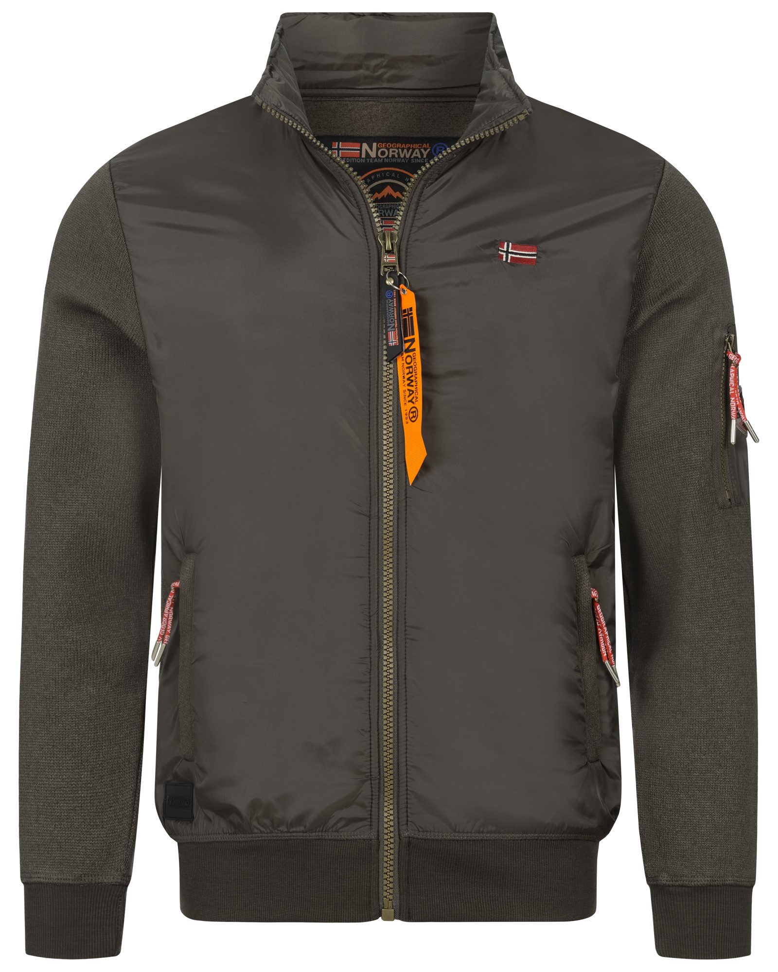 Geographical Norway Steppjacke Herren Herbst Winter Blouson Strickfleece MI günstig online kaufen