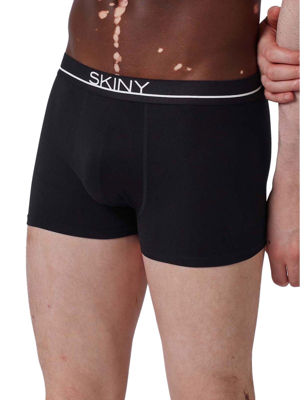 Skiny Retro Pants Herren Pant Micro Deluxe (Stück, 1-St) gerader Beinausschnitt