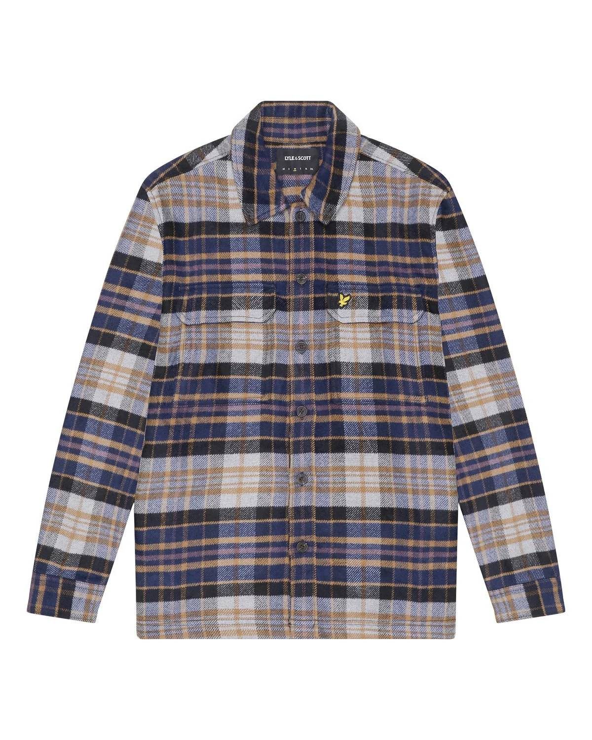 Lyle & Scott Flanellhemd Hemd Lyle&Scott Check Flannel Overshirt