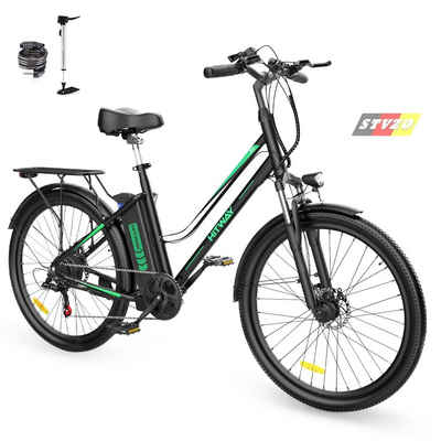 HITWAY E-Bike, 26"Elektrofahrrad 7Gang Shimano 11.2Ah36V 250W