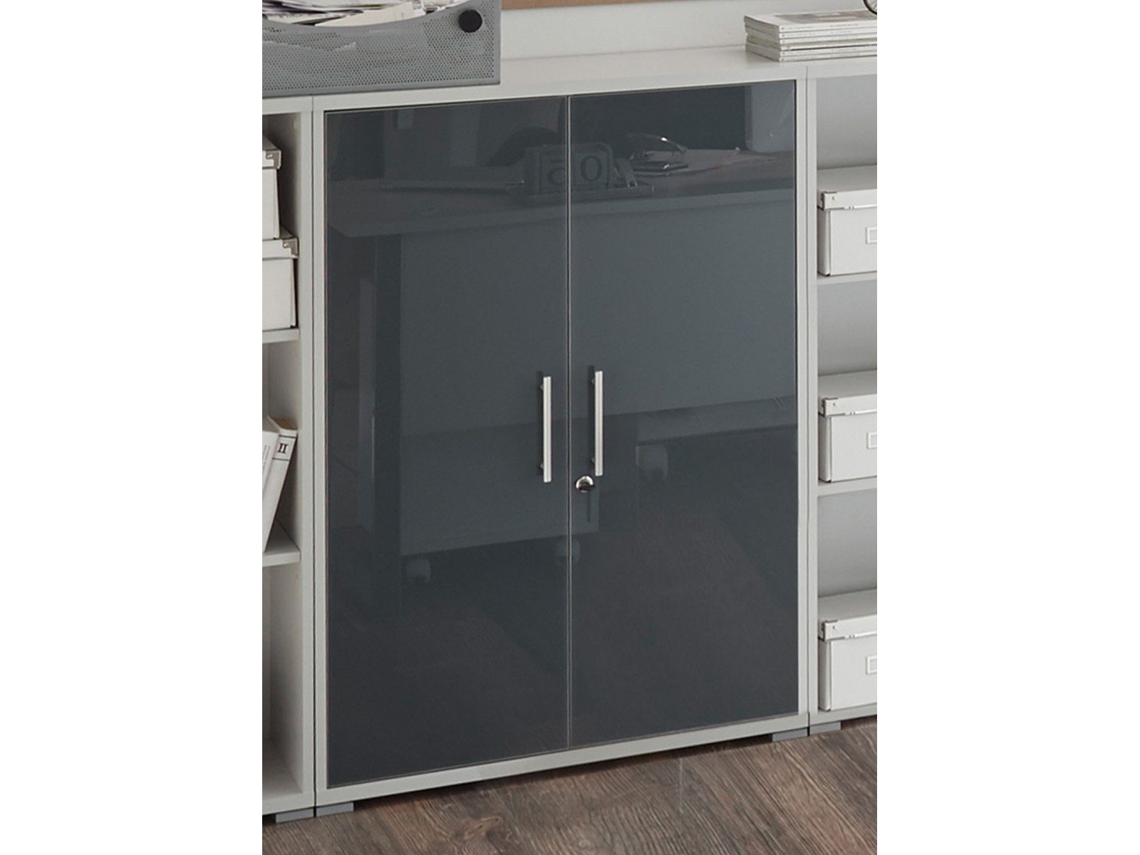 PREISBRECHER Aktenschrank Olivia 78 x 114 x 35 cm (B/H/T)