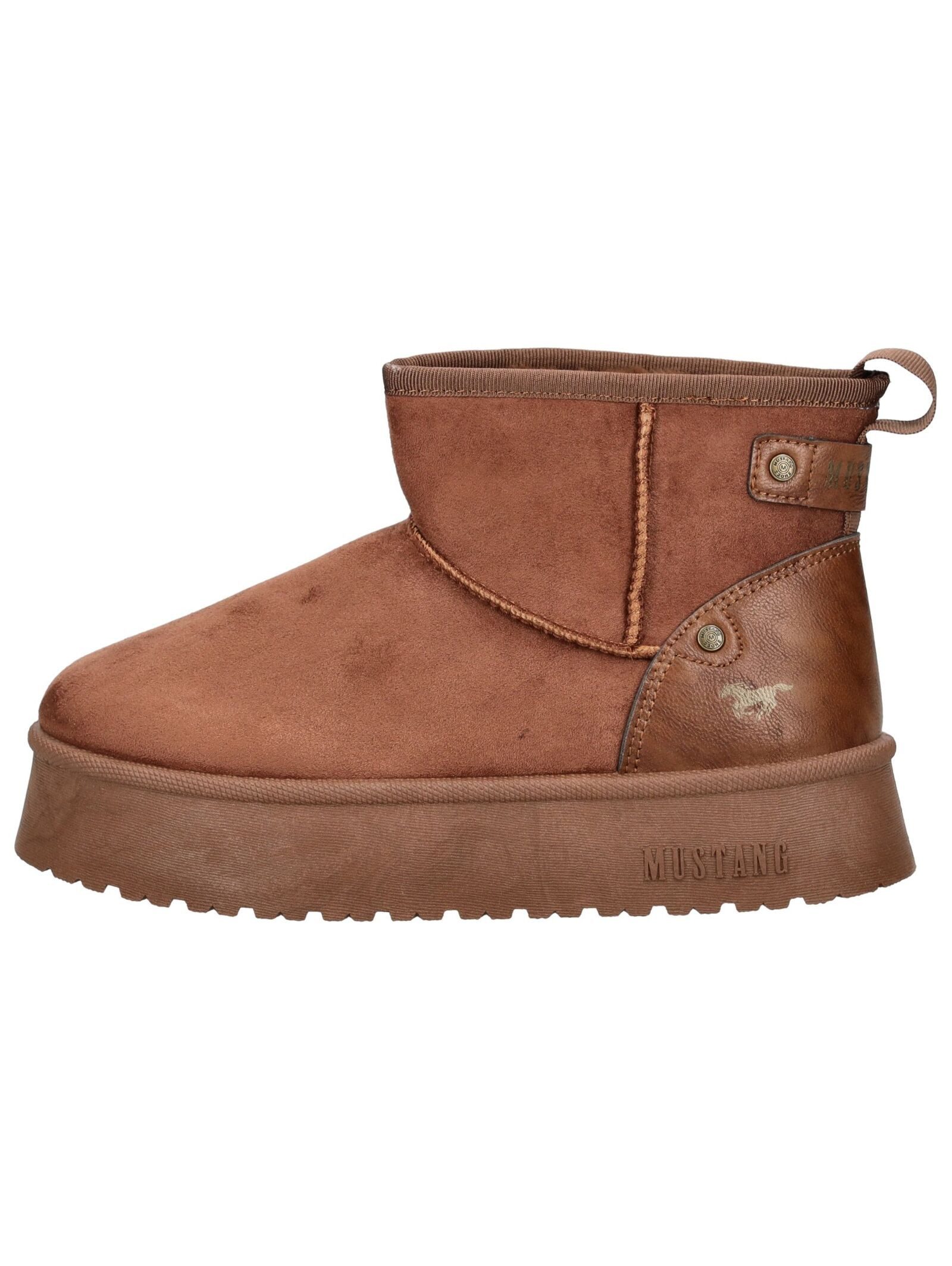 Mustang Shoes Mustang Shoes Stiefelette Veloursleder/Textil Stiefelette günstig online kaufen