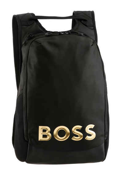 BOSS Cityrucksack Holiday BG_Backpack, mit goldfarbenen Logo