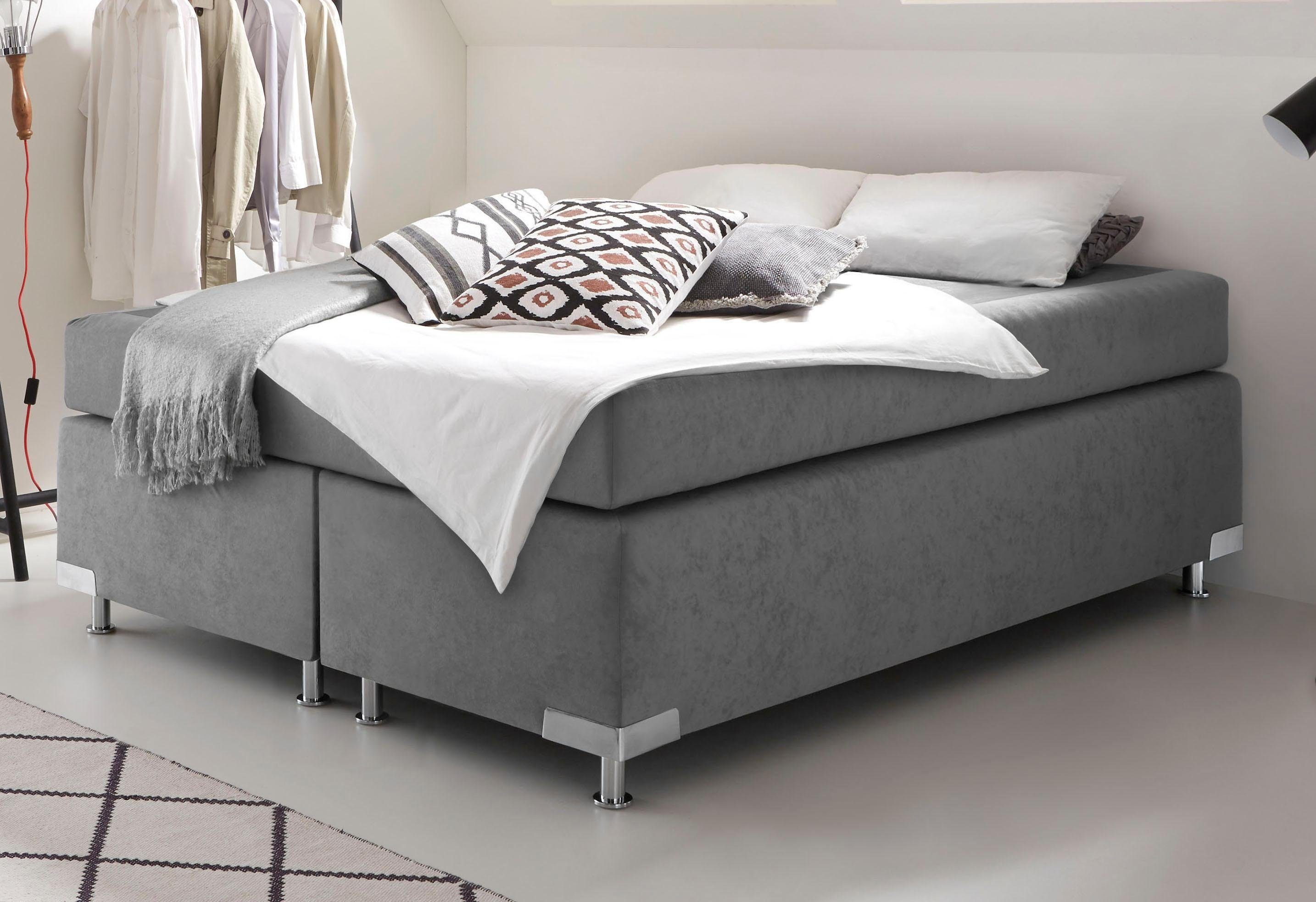 Westfalia Schlafkomfort Boxspringbett Holland, ohne Kopfteil, günstig online kaufen