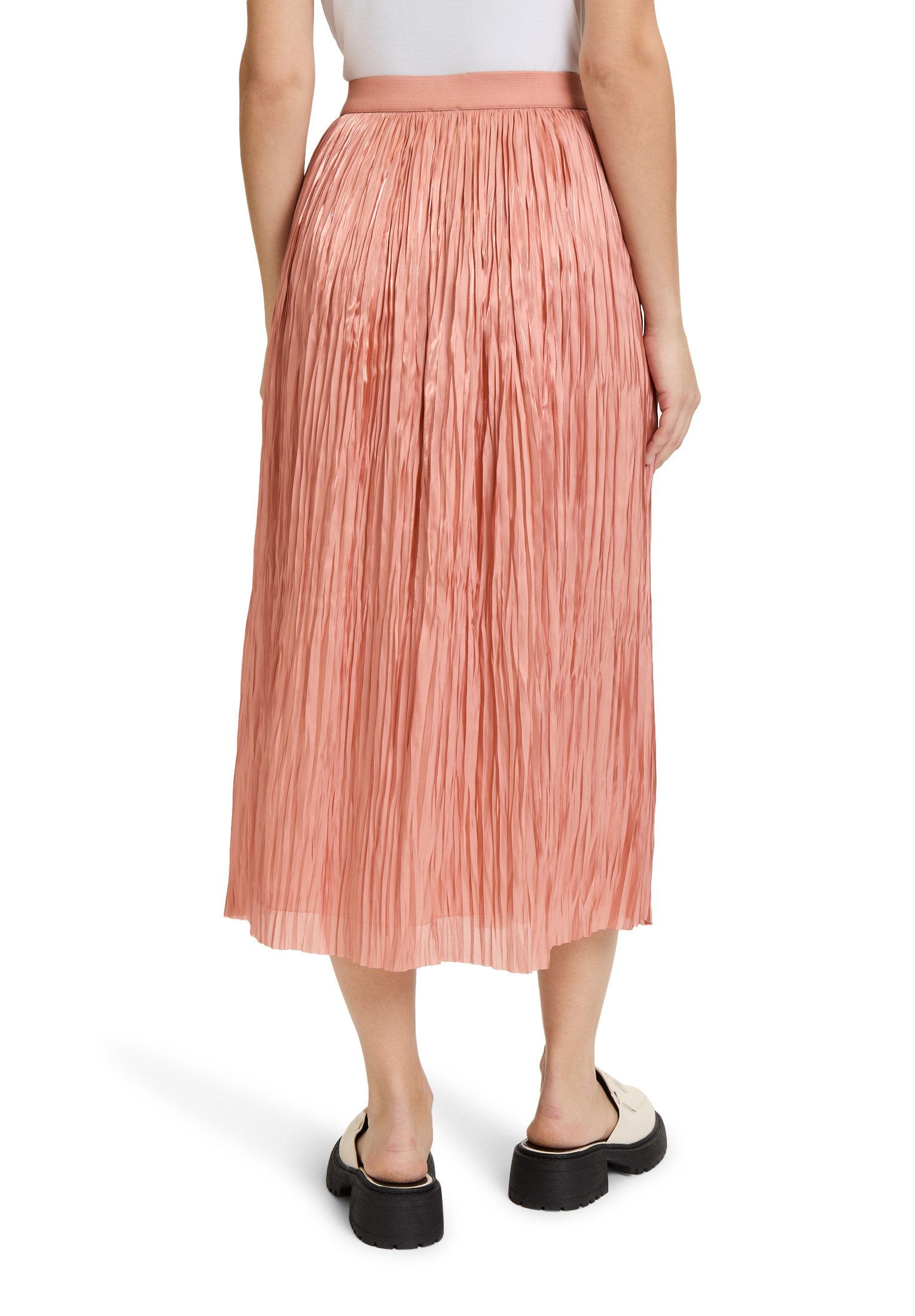 Cartoon Midirock Damen mit offenem Saum Material