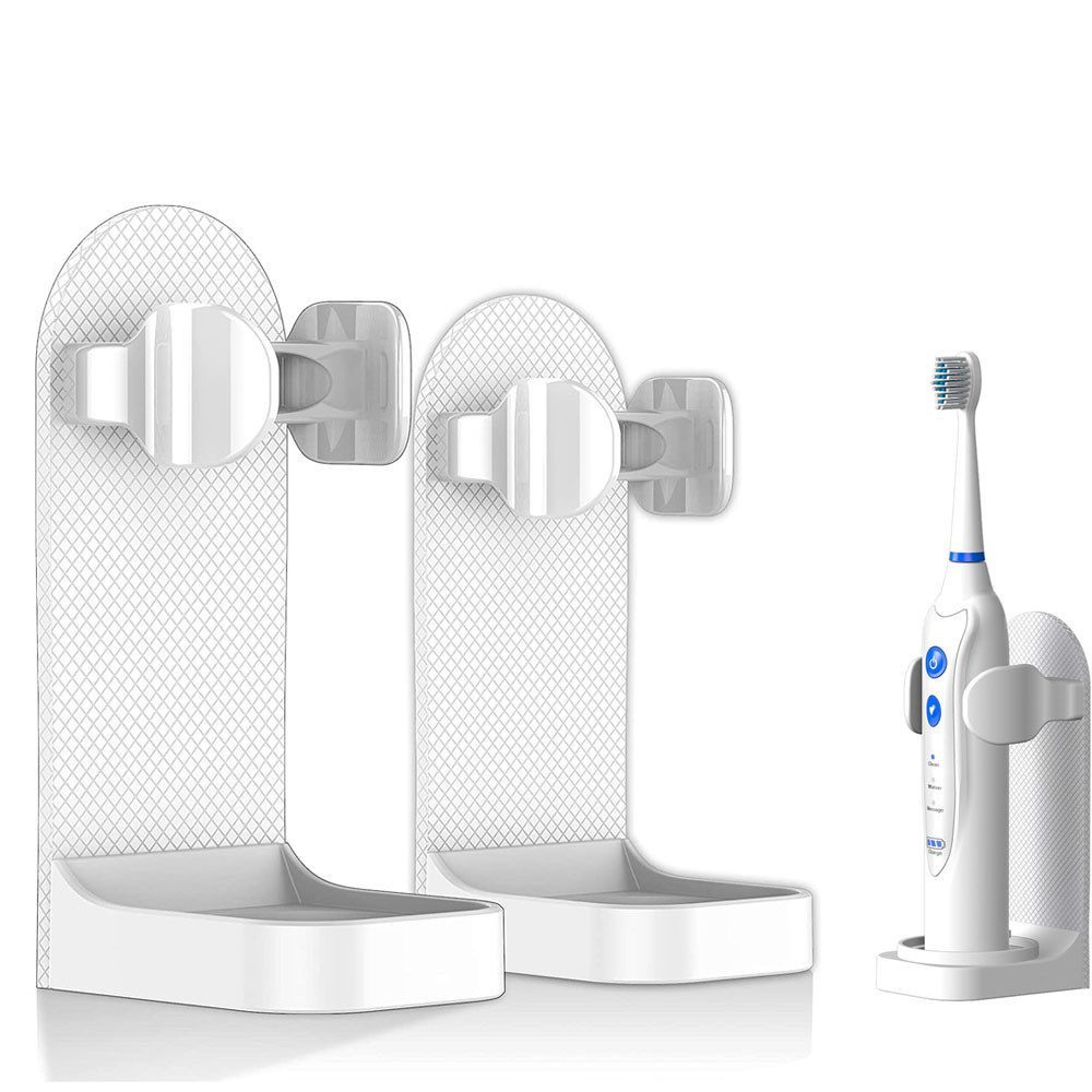 Gontence Zahnbürstenhalter 2 Pack Elektrische Zahnbürstenhalter, zur Wandmontage
