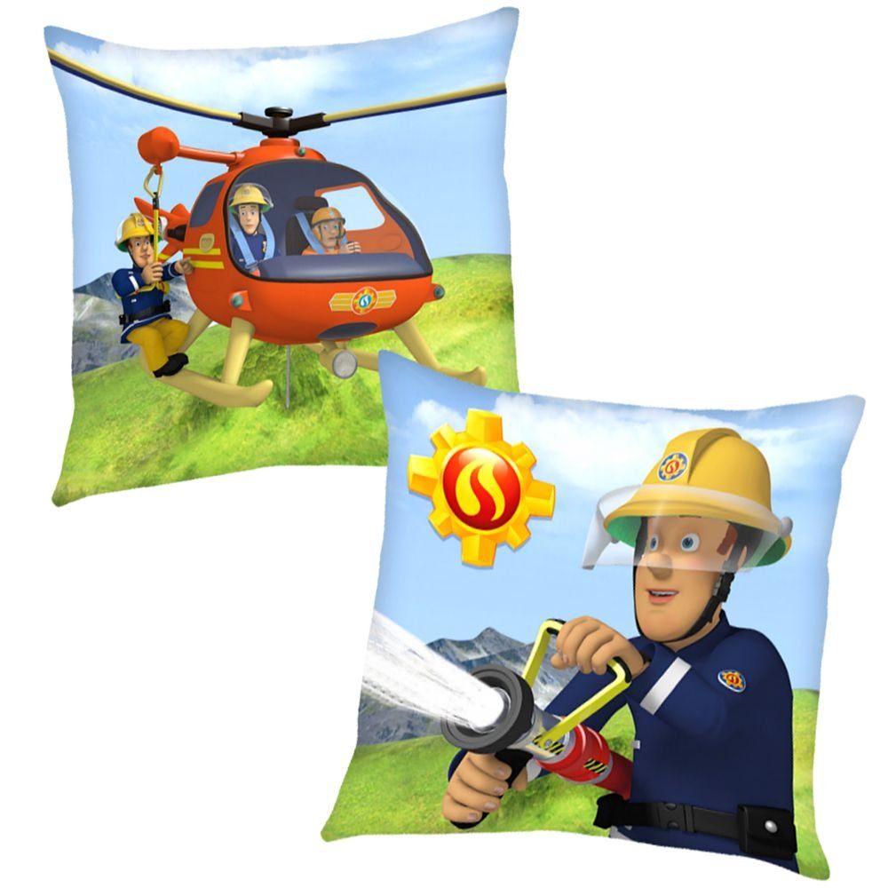 Feuerwehrmann Sam Декоративні подушки Helikopter Kinder Deko-Kissen 40 x 40 cm Feuerwehrmann Sam