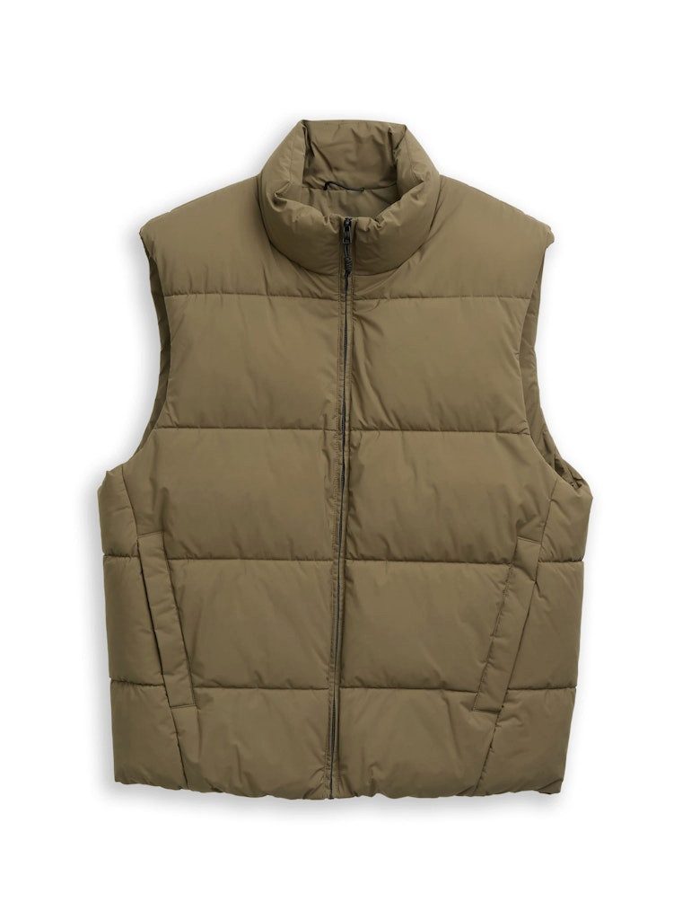 TOM TAILOR Denim Shirtweste puffer vest