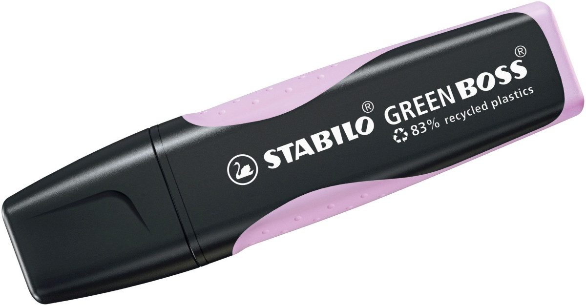 STABILO Marker Textmarker Green Boss Pastel Schimmer von Lila