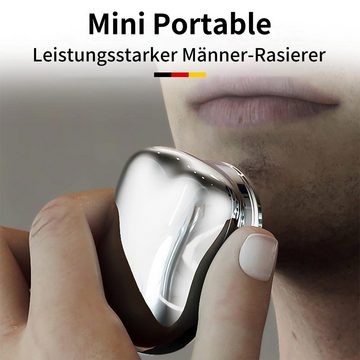 MAGICSHE Elektrorasierer USB-Mini-Rasierer, tragbar, für Auto, Reisen