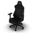 Corsair Leatherette Gaming Gaming-Stuhl Black/Black Chair, TC200