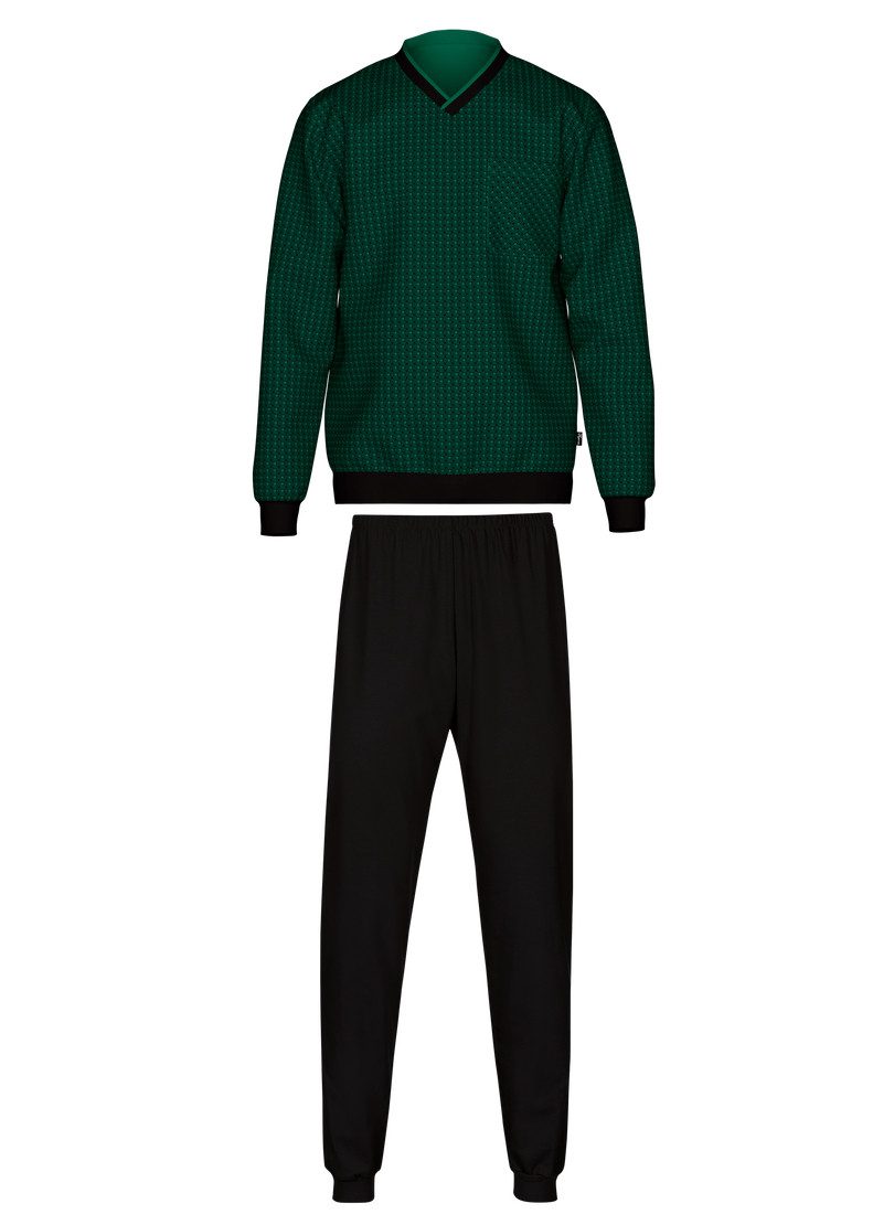 Trigema Schlafanzug TRIGEMA Pyjama mit Vintage-Muster (1 tlg) günstig online kaufen