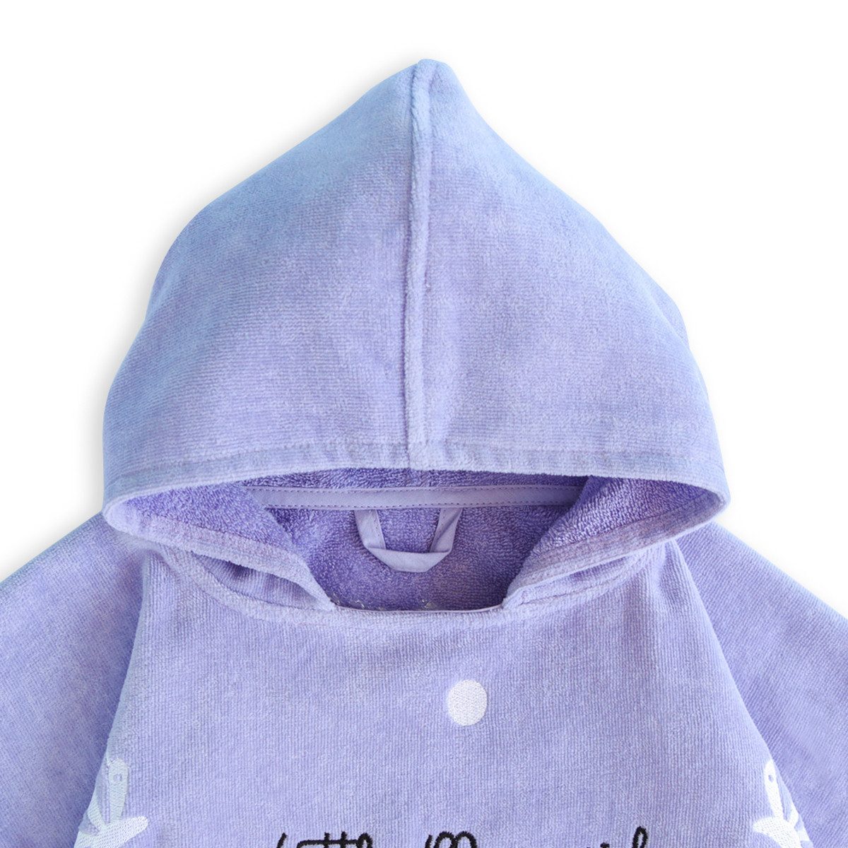 MILK&MOO Poncho Milk&Moo Little Mermaid Badeponcho für Kinder – Lila, weich & saugfähi (1-St)