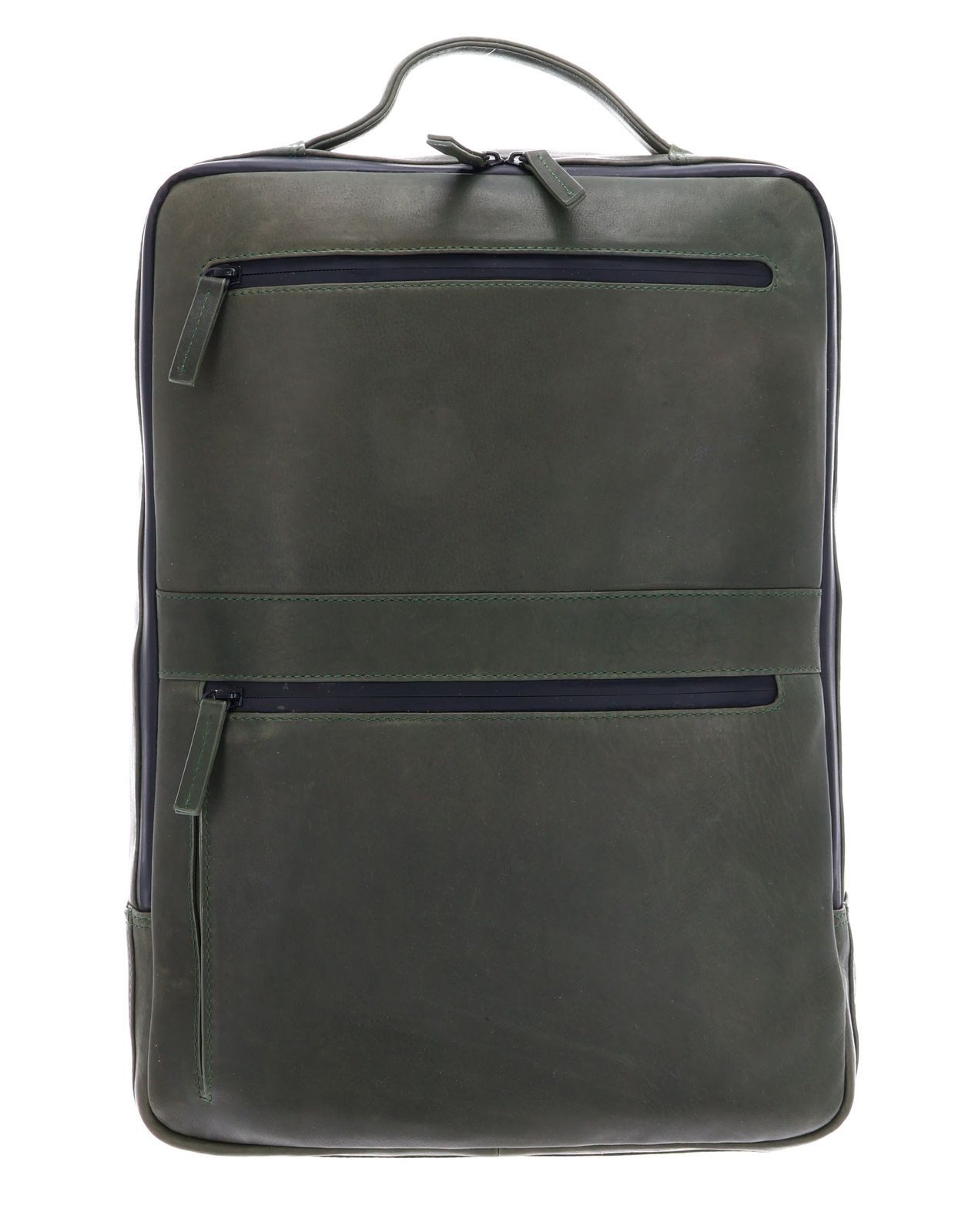 Leonhard Heyden Rucksack Rucksack 6753 (Set, 2-tlg), aus echtem Rindsleder