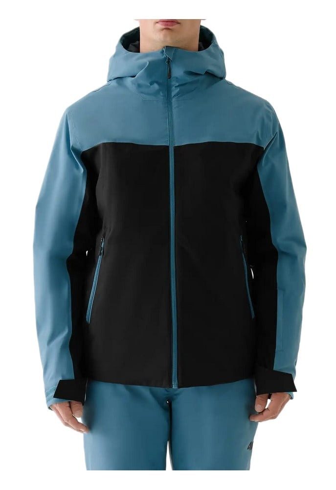 4F Winterjacke Winter-Skijacke Technical M0787 tealblau/schwarz Herren