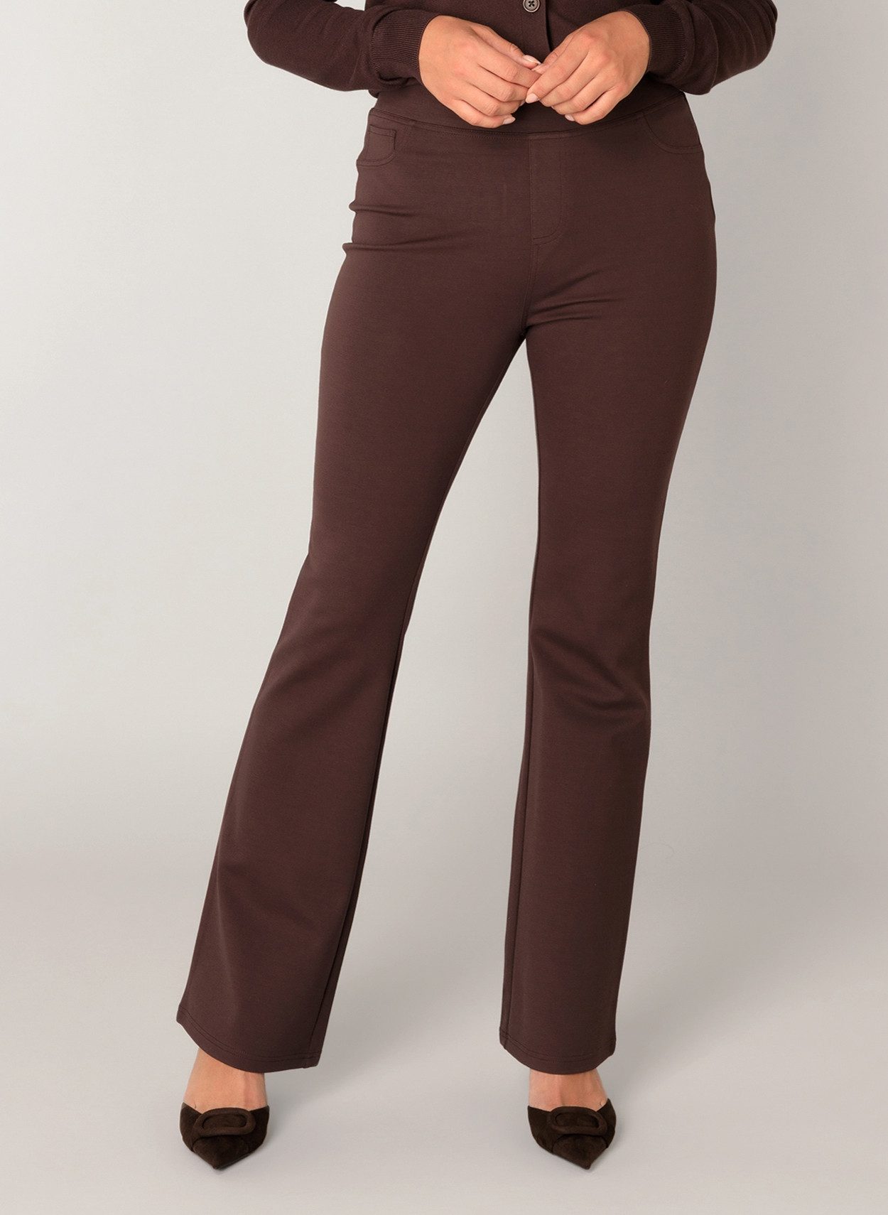 Base Level Treggings Yallie Elastischer Bund und ausgestellter Saum