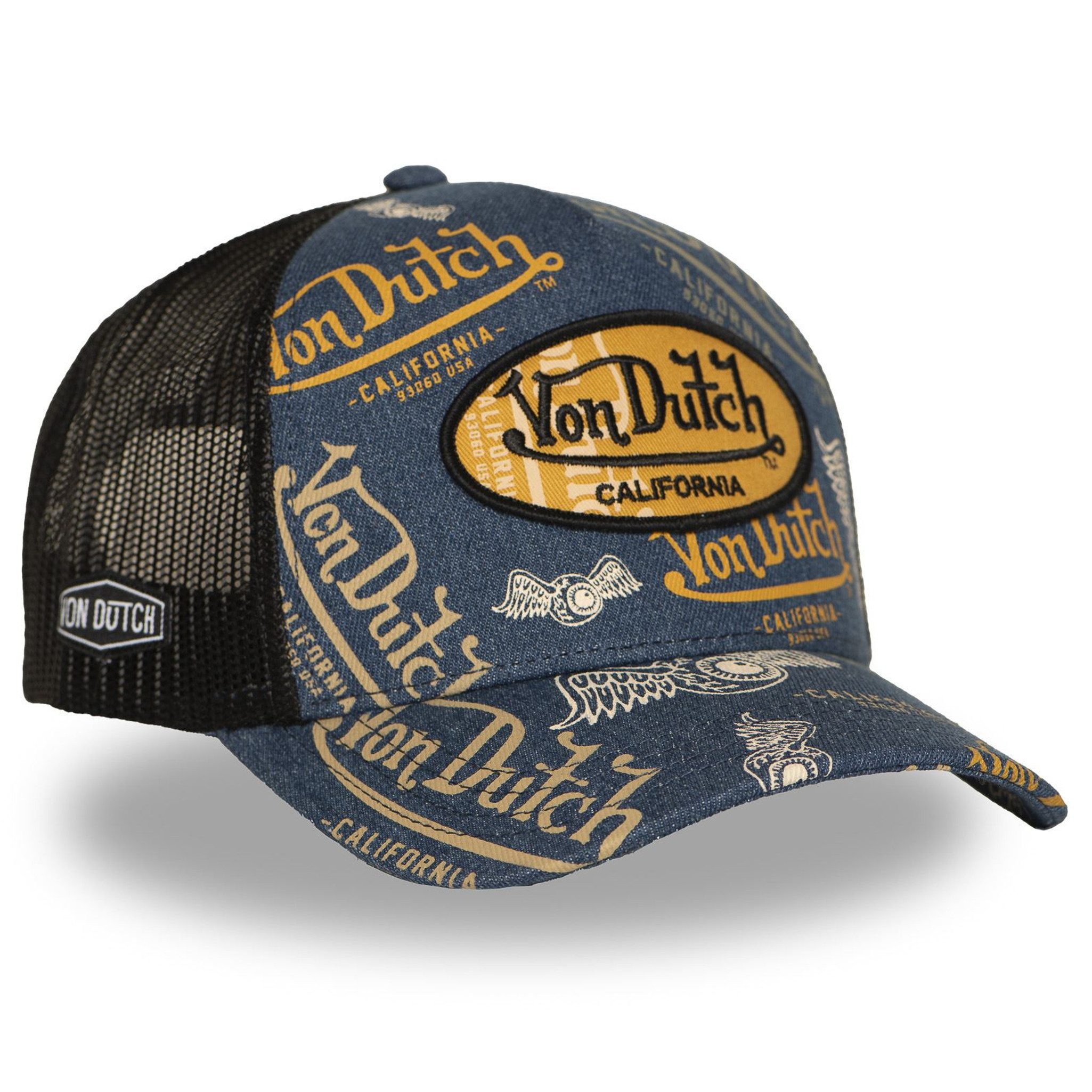 Von Dutch Trucker Cap Von Dutch Originals Trucker Cap - CALIFORNIA ALLOVER Mesh (Basecap, Basecap, Meshcap, Trucker Kappe)