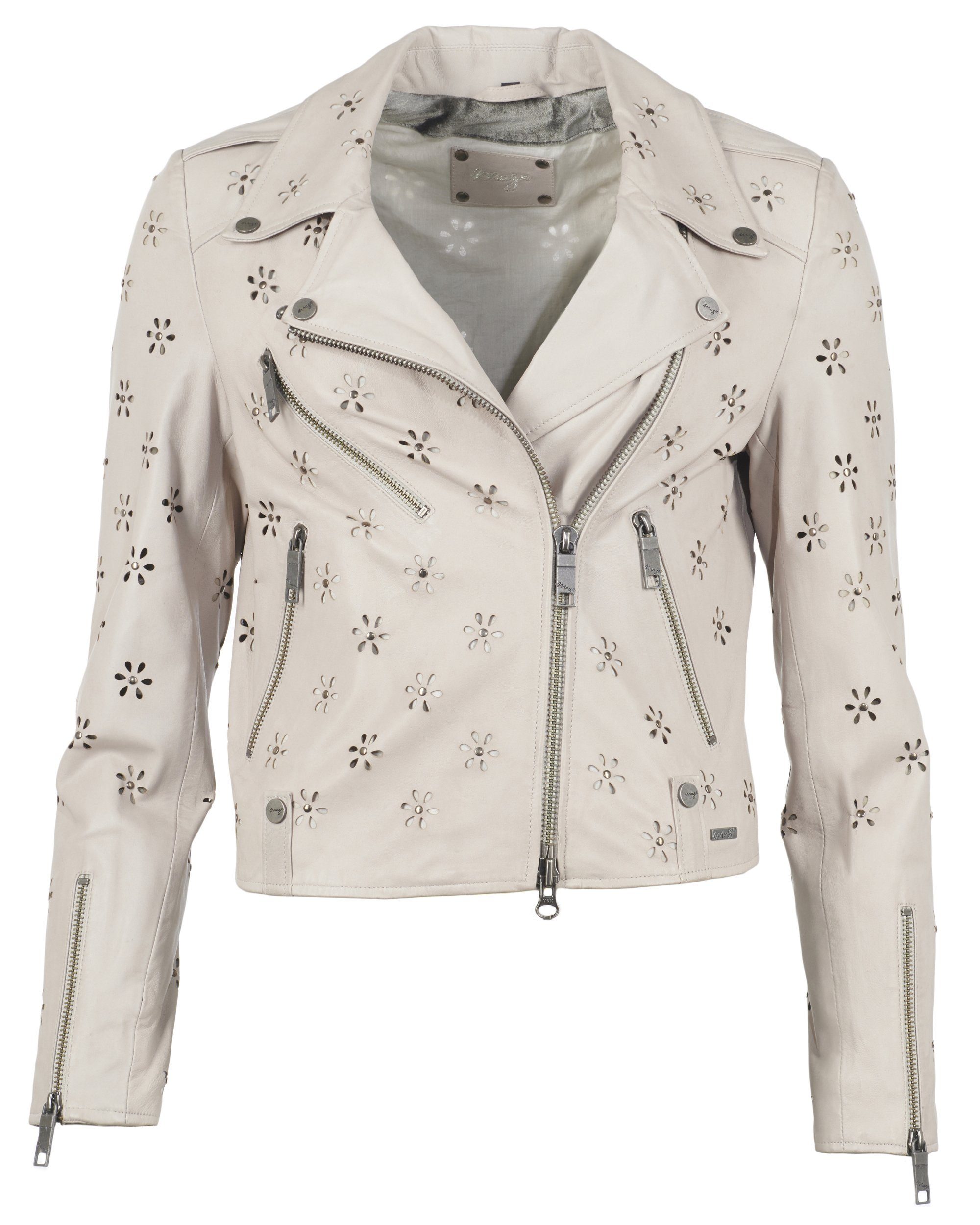 Lederjacke Maze Flower