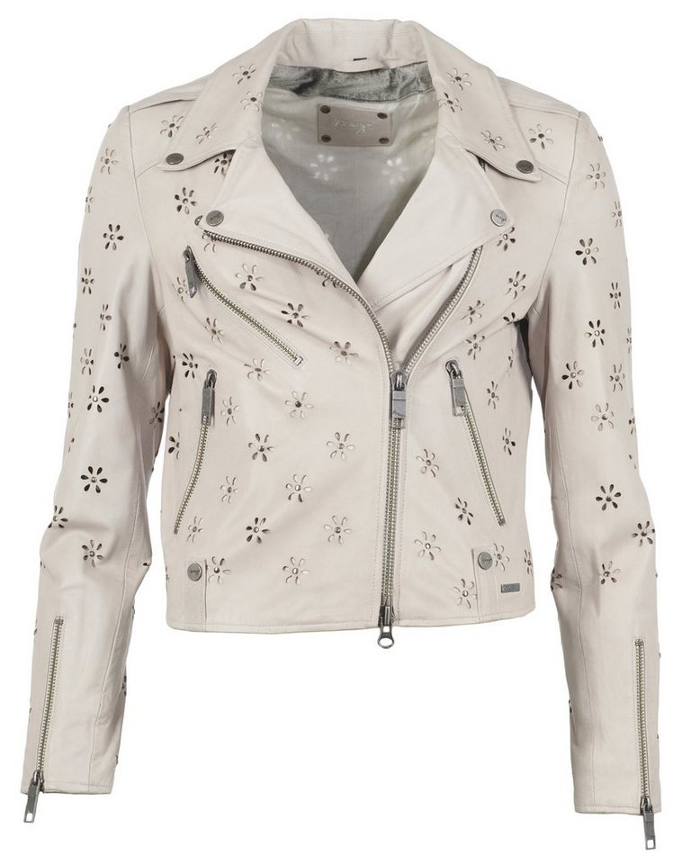 Maze Lederjacke Flower