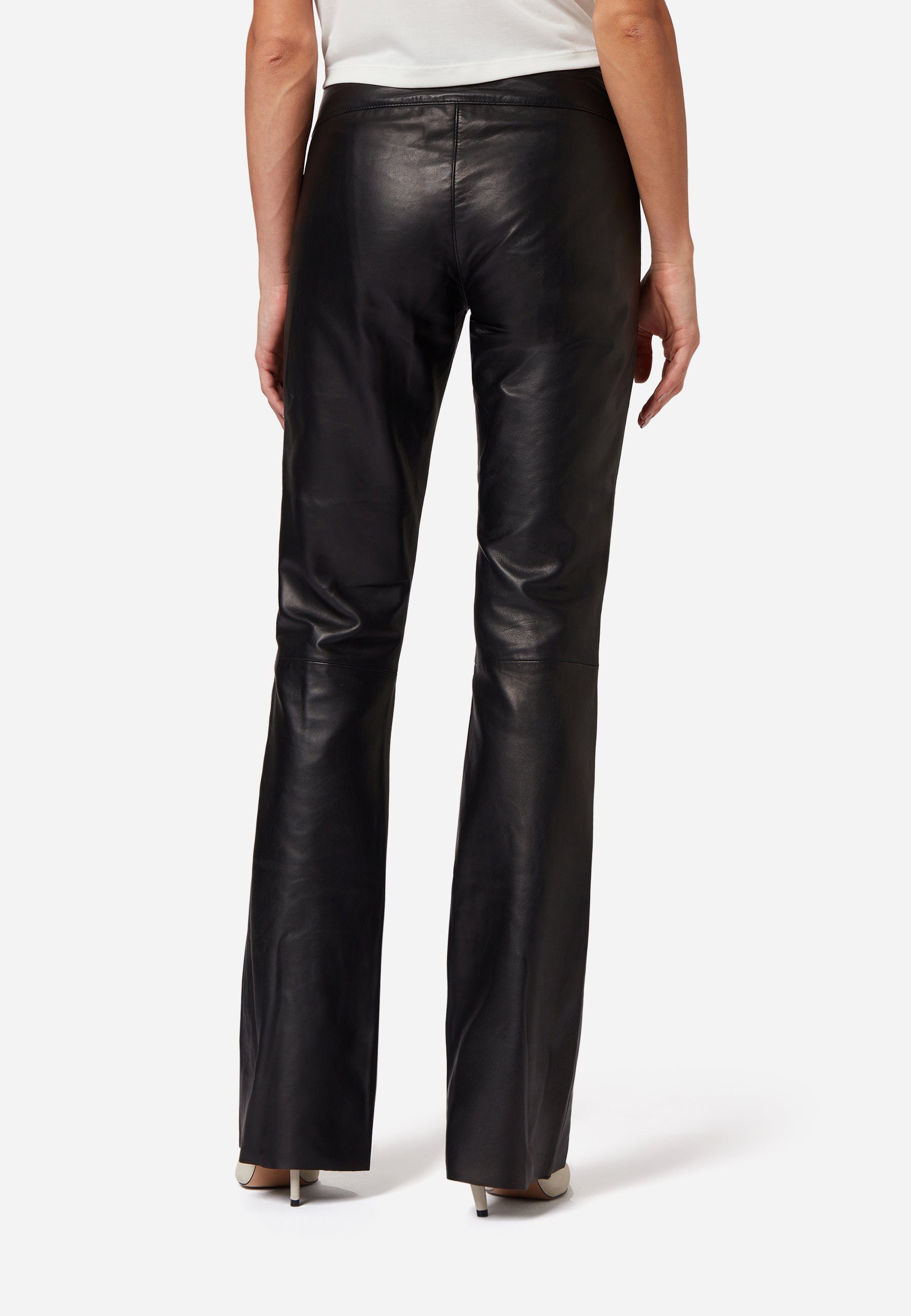 RICANO Lederhose Low Cut II Low Waist Lederhose im klassischen Stil