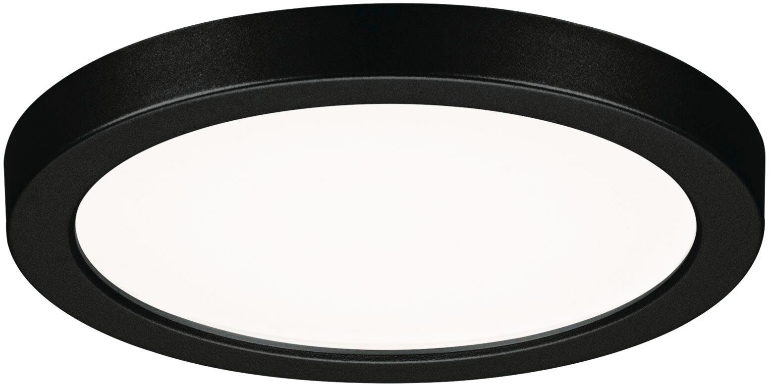 Paulmann LED Einbauleuchte LED Einbaupanel Areo VariFit IP44 rund 118mm 4000K Schwarz, LED fest integriert, Neutralweiß, LED Einbaupanel Areo VariFit IP44 rund 118mm 4000K Schwarz