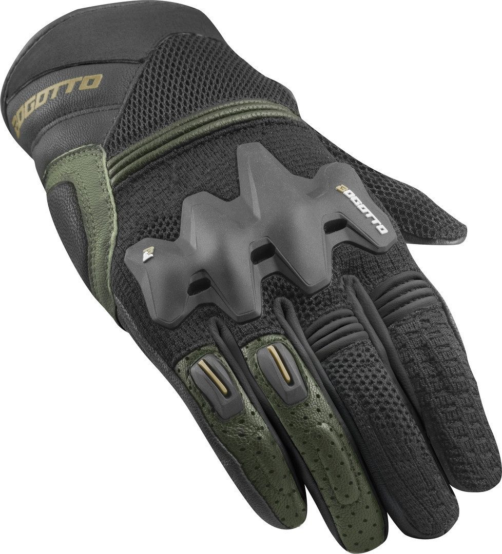 Bogotto Motorradhandschuhe Xatran perforierte Motorrad Handschuhe Atmungsaktiv protektoren
