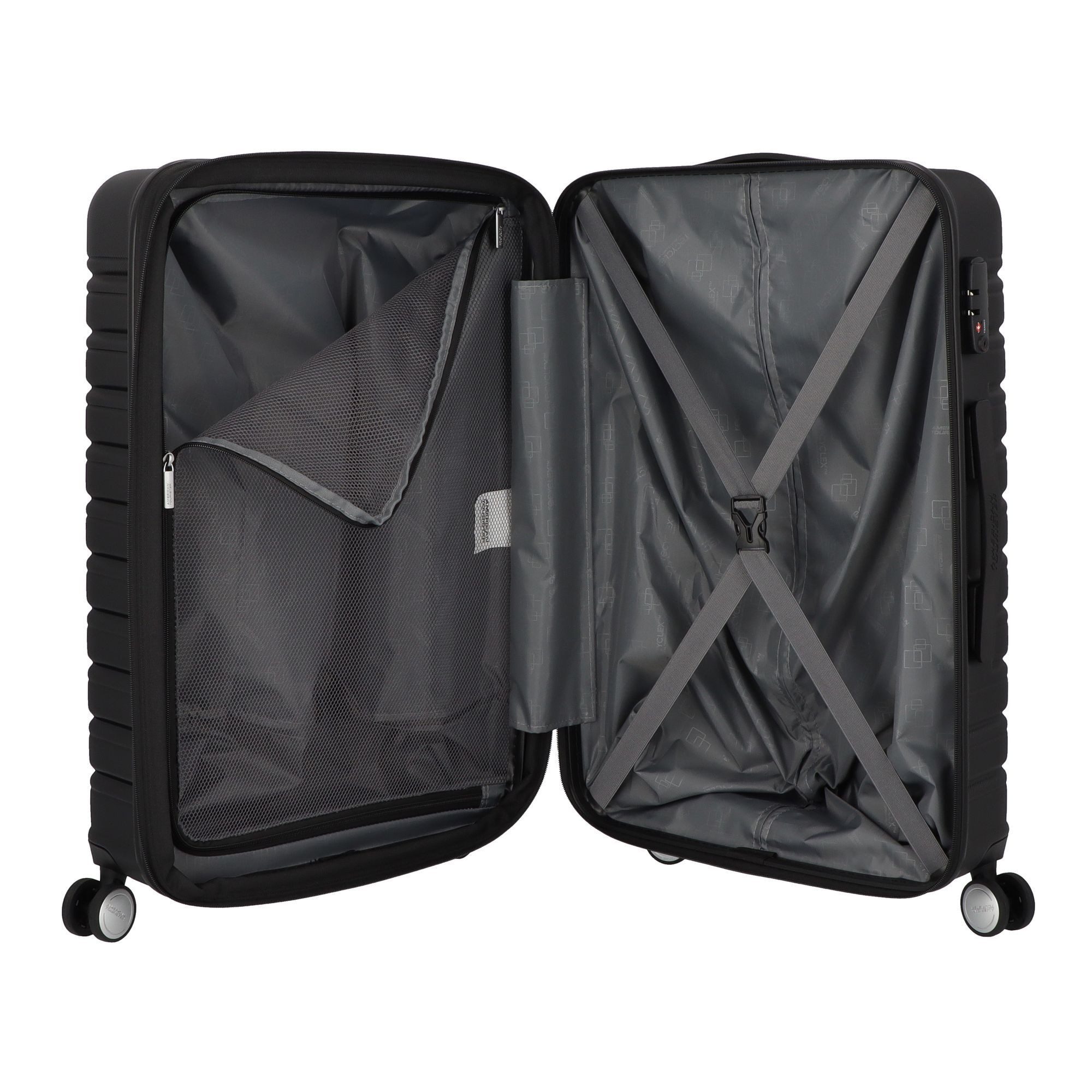 American Tourister® Hartschalen-Trolley Flashline, 4 Rollen, ABS