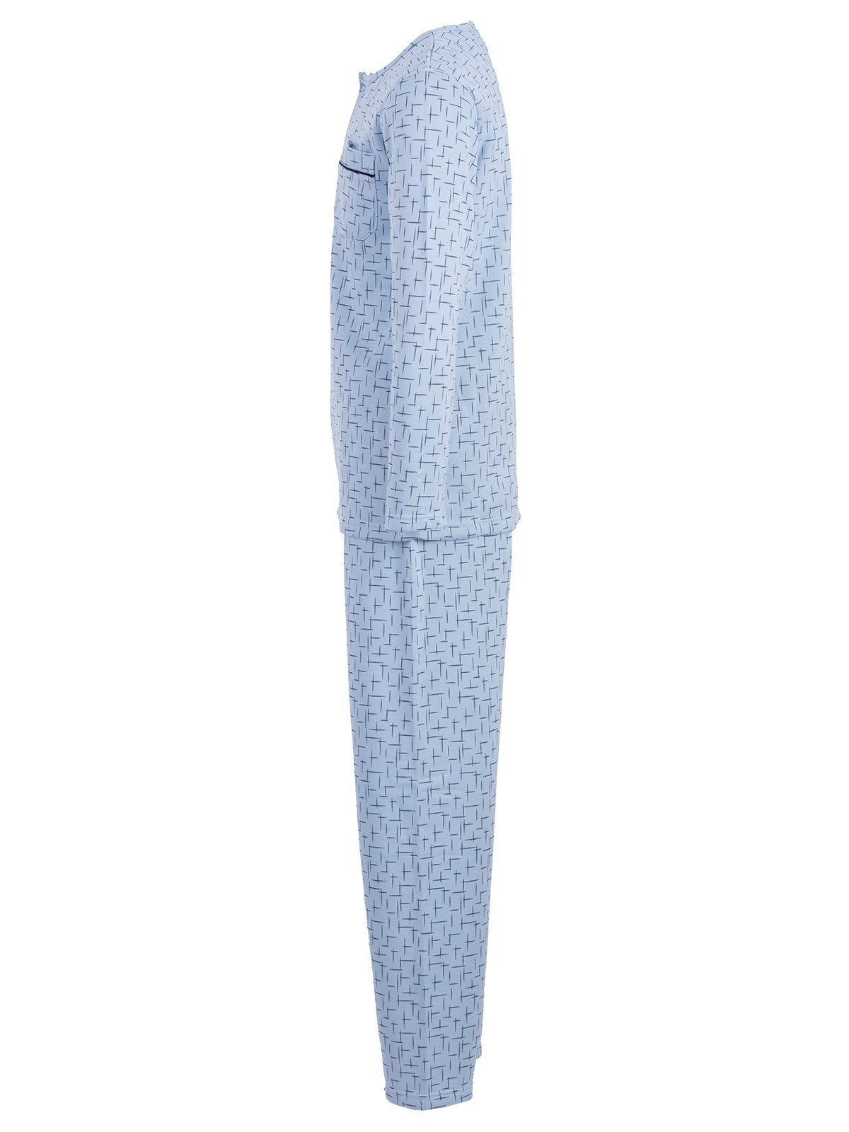 Lucky Schlafanzug Thermo Pyjama Set Langarm günstig online kaufen