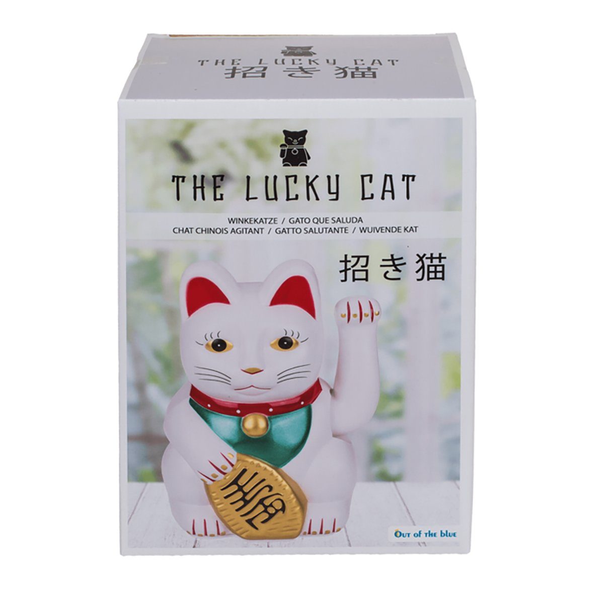 Chinesische The Lucky Cat of Blue Dekoobjekt Out Winkekatze the Glückskatze